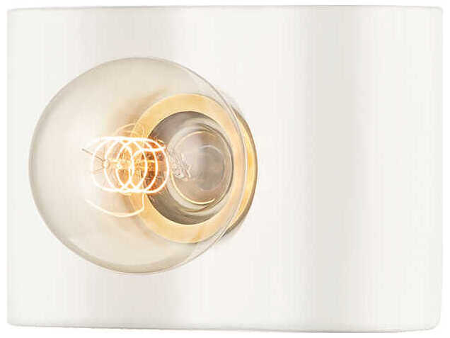 Mitzi Jillian 1-Light Ceramic White Wall Sconce