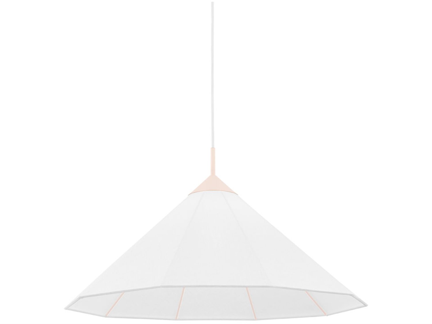 Mitzi Gloria 1-Light Blush White Pendant