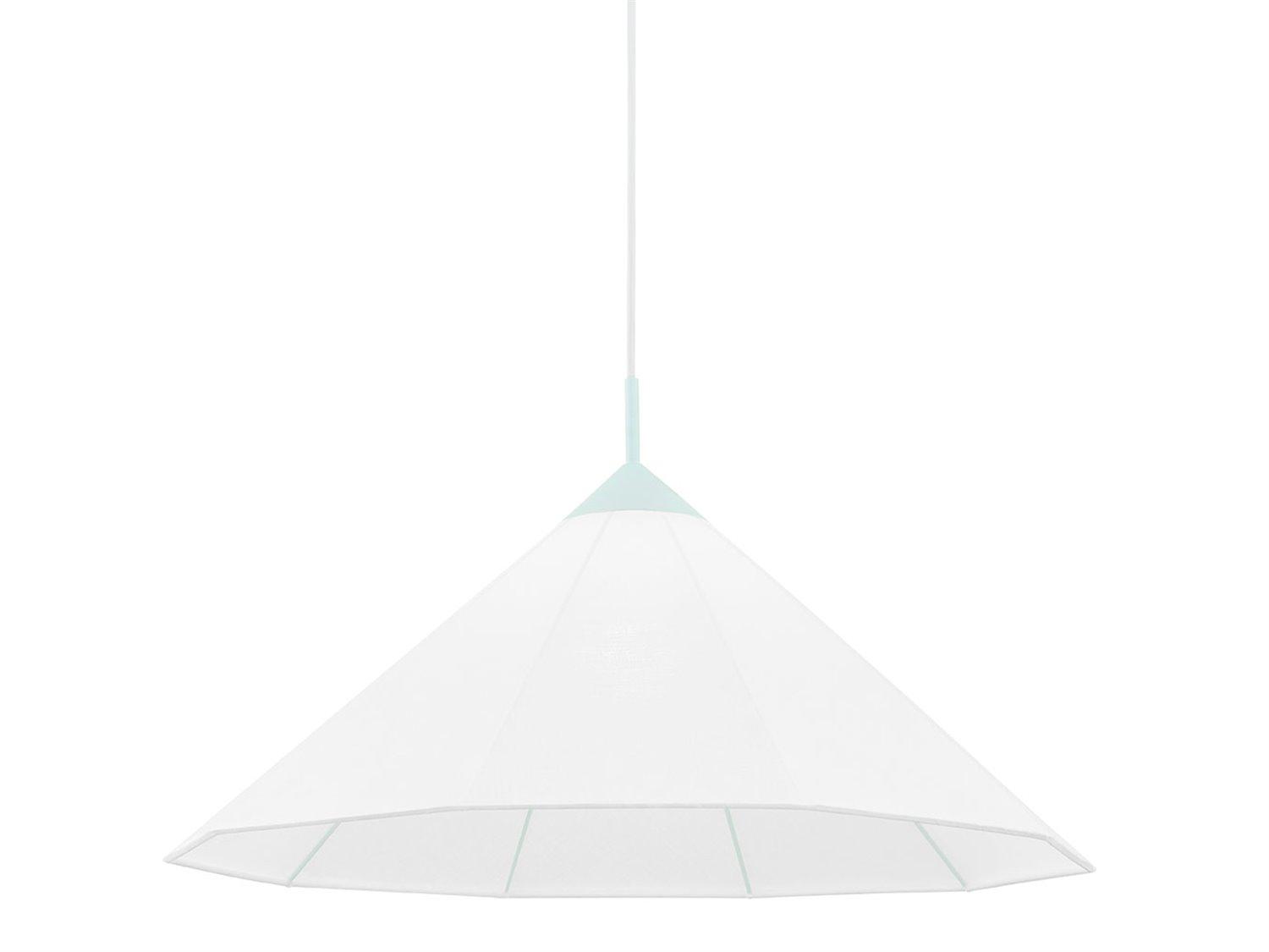 Mitzi Gloria 1-Light Robins Egg Blue White Pendant