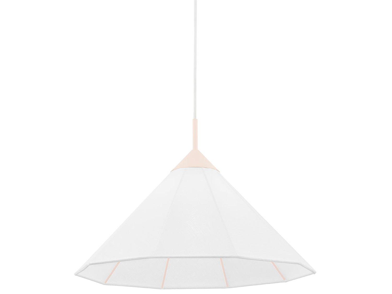 Mitzi Gloria 1-Light Blush White Pendant