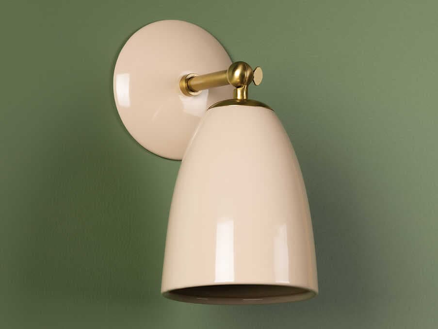 Mitzi Kirsten 1-Light Aged Brass Wall Sconce