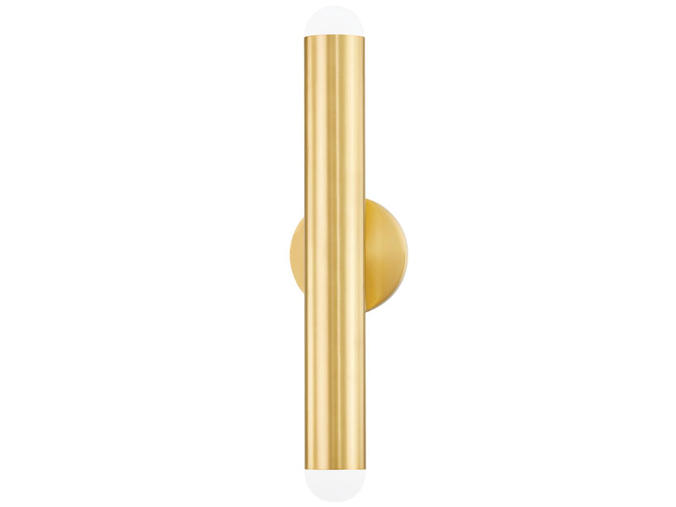Mitzi Taylor 2-Light Aged Brass Wall Sconce