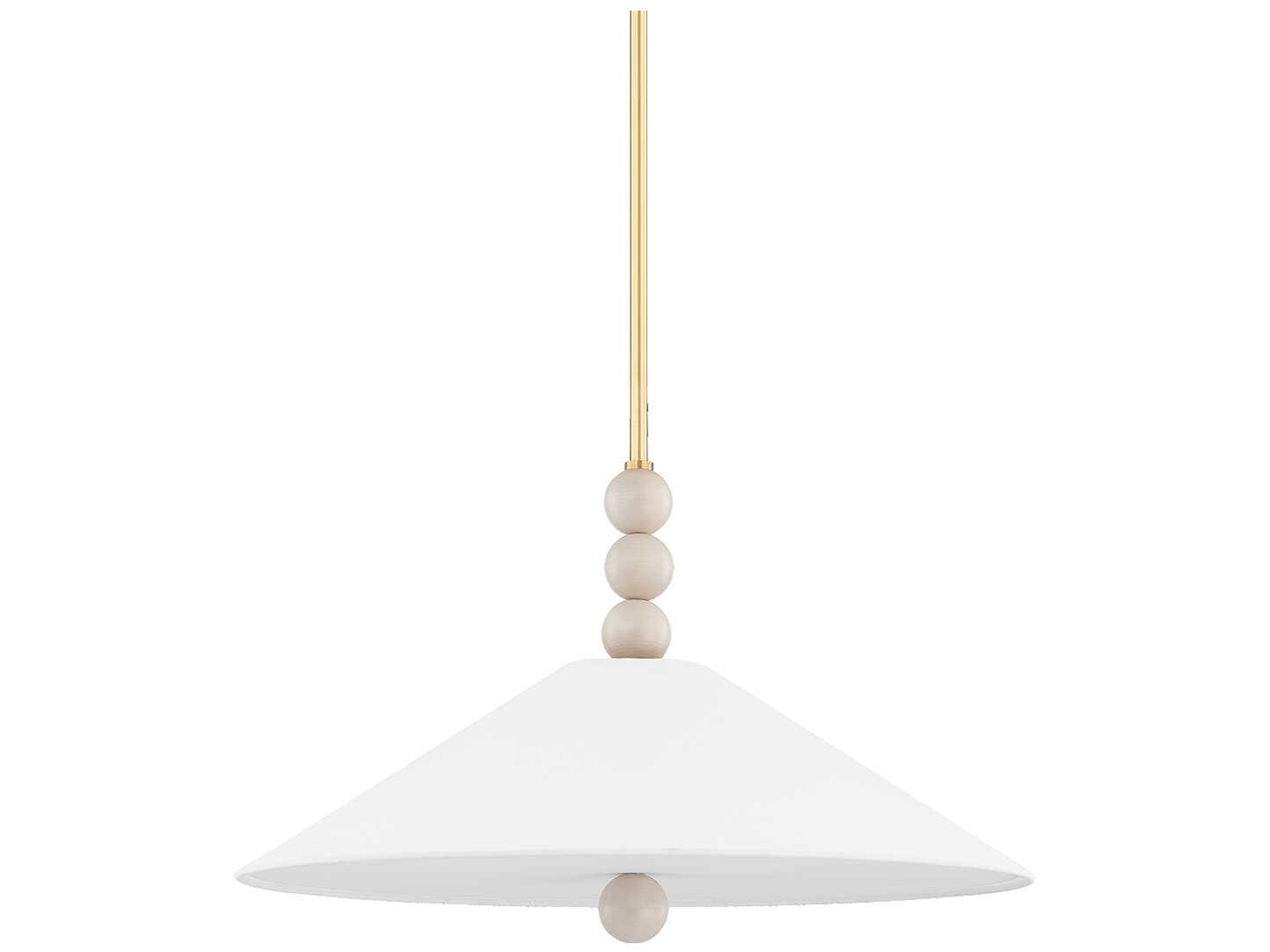 Mitzi Alexis 2-Light Aged Brass Empire Pendant