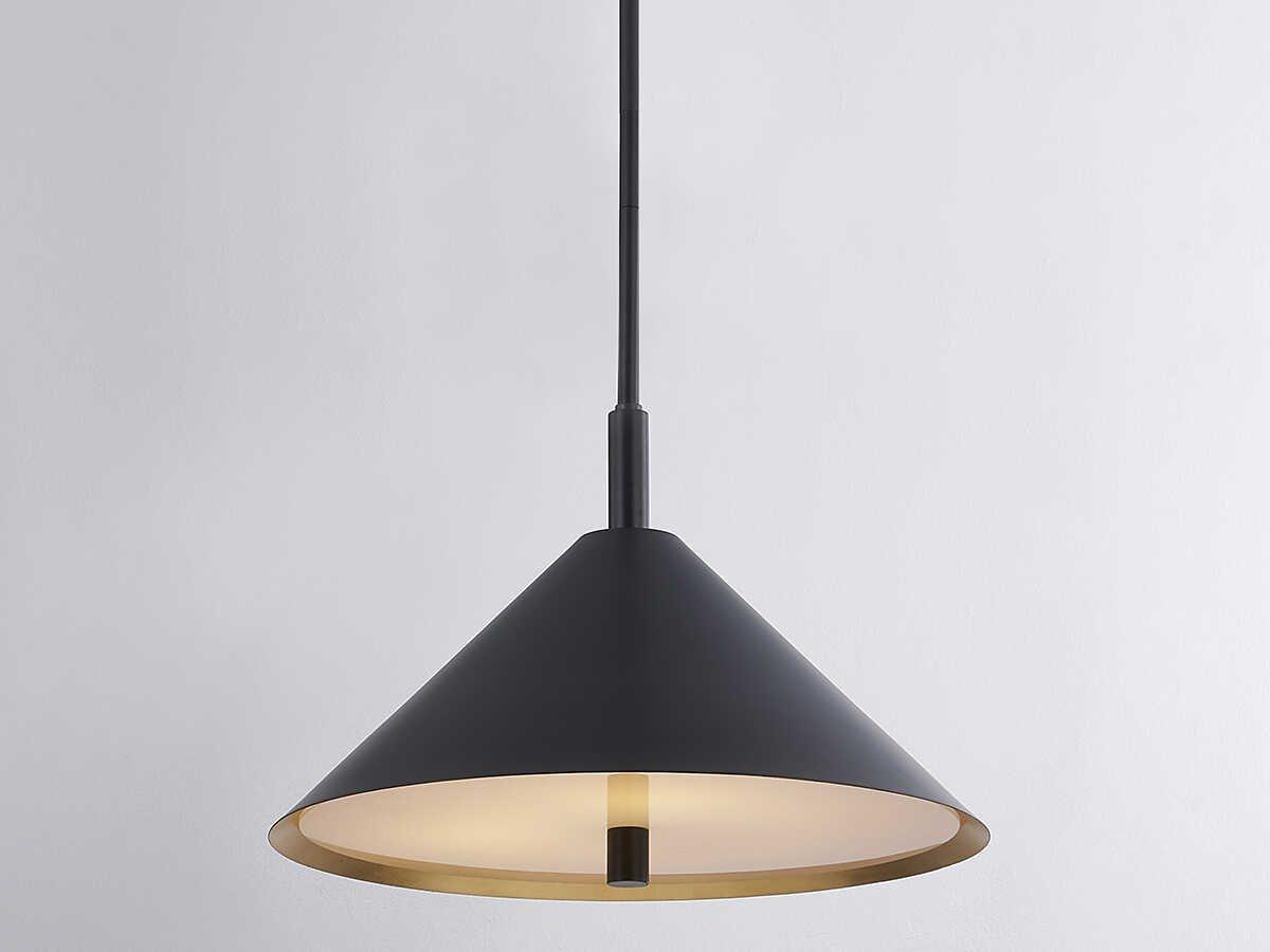 Mitzi Brianna 3-Light Gold Leaf Black Pendant