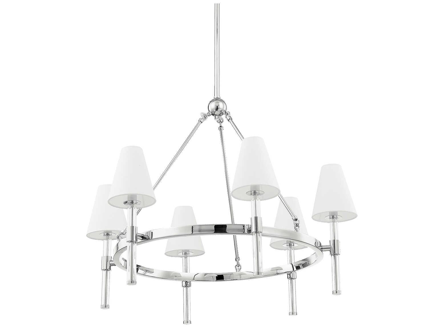 Mitzi Janelle 6-Light Polished Nickel Chandelier