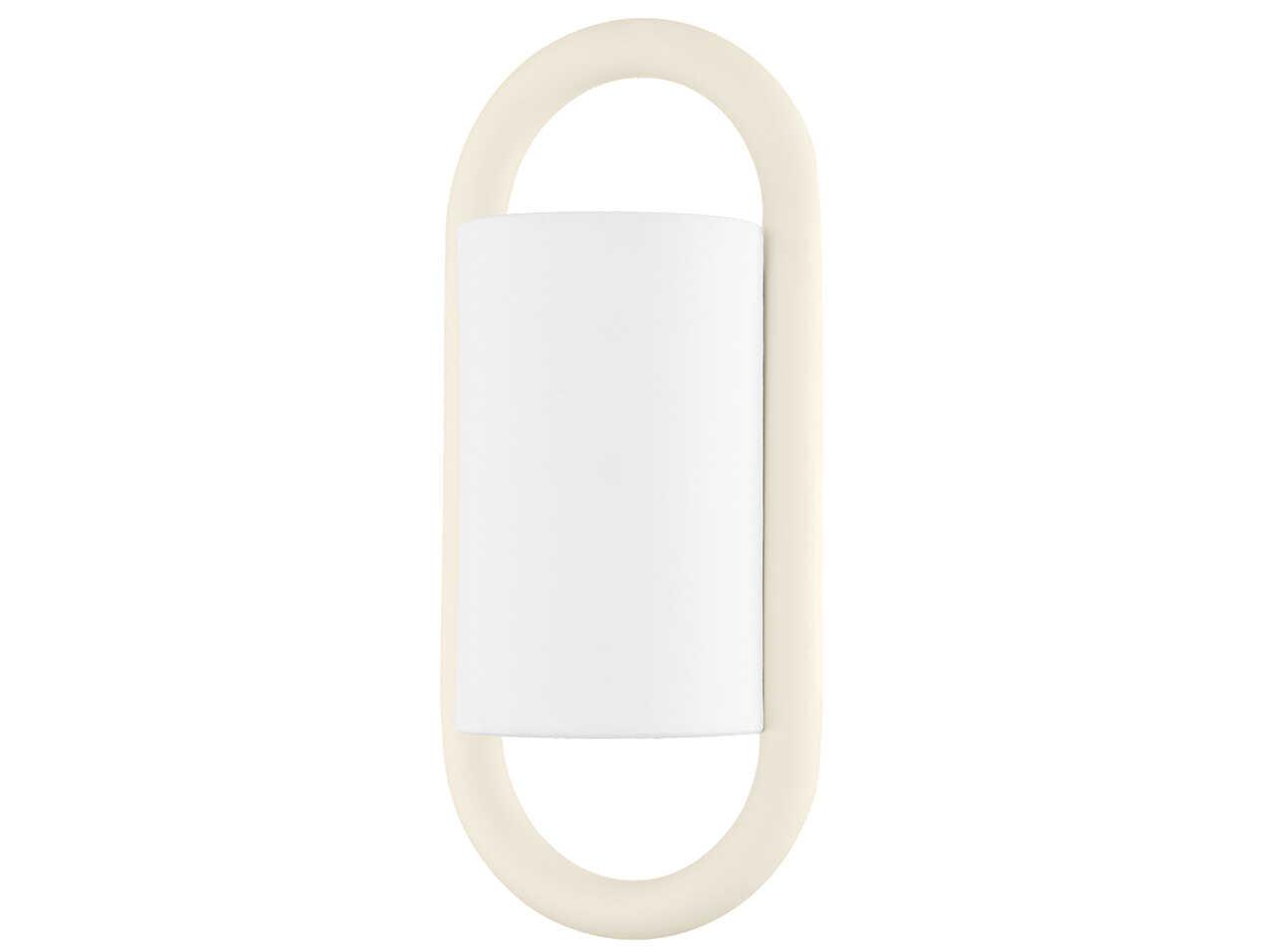 Mitzi Wynter 1-Light Textured Cream Off White Wall Sconce