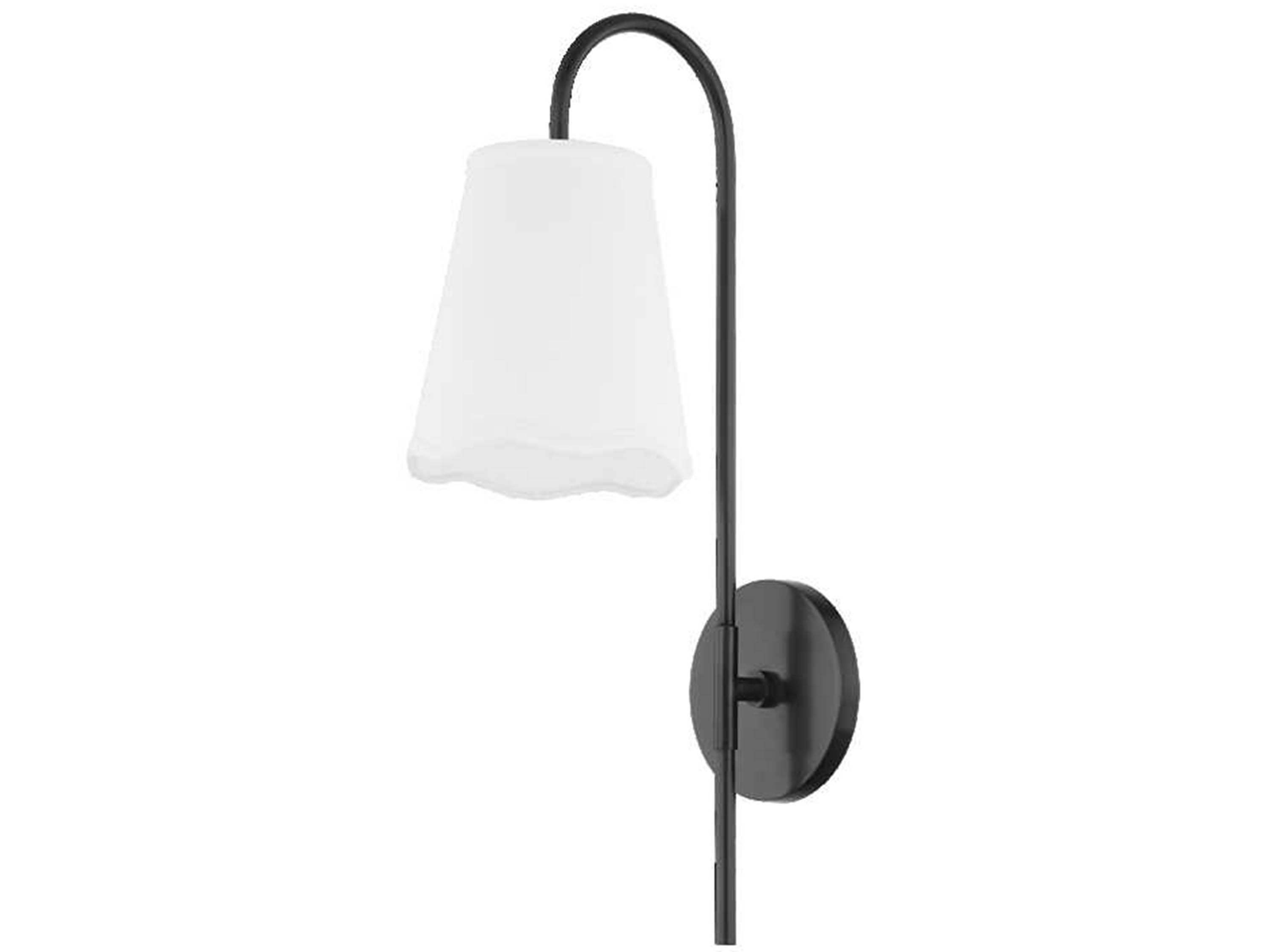 Mitzi Dorothy 1-Light Old Bronze Black Wall Sconce