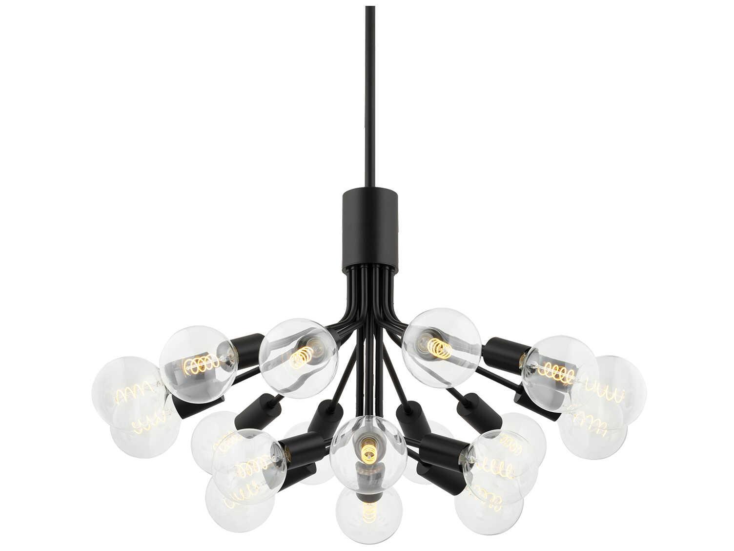 Mitzi Drea 18-Light Soft Black Chandelier
