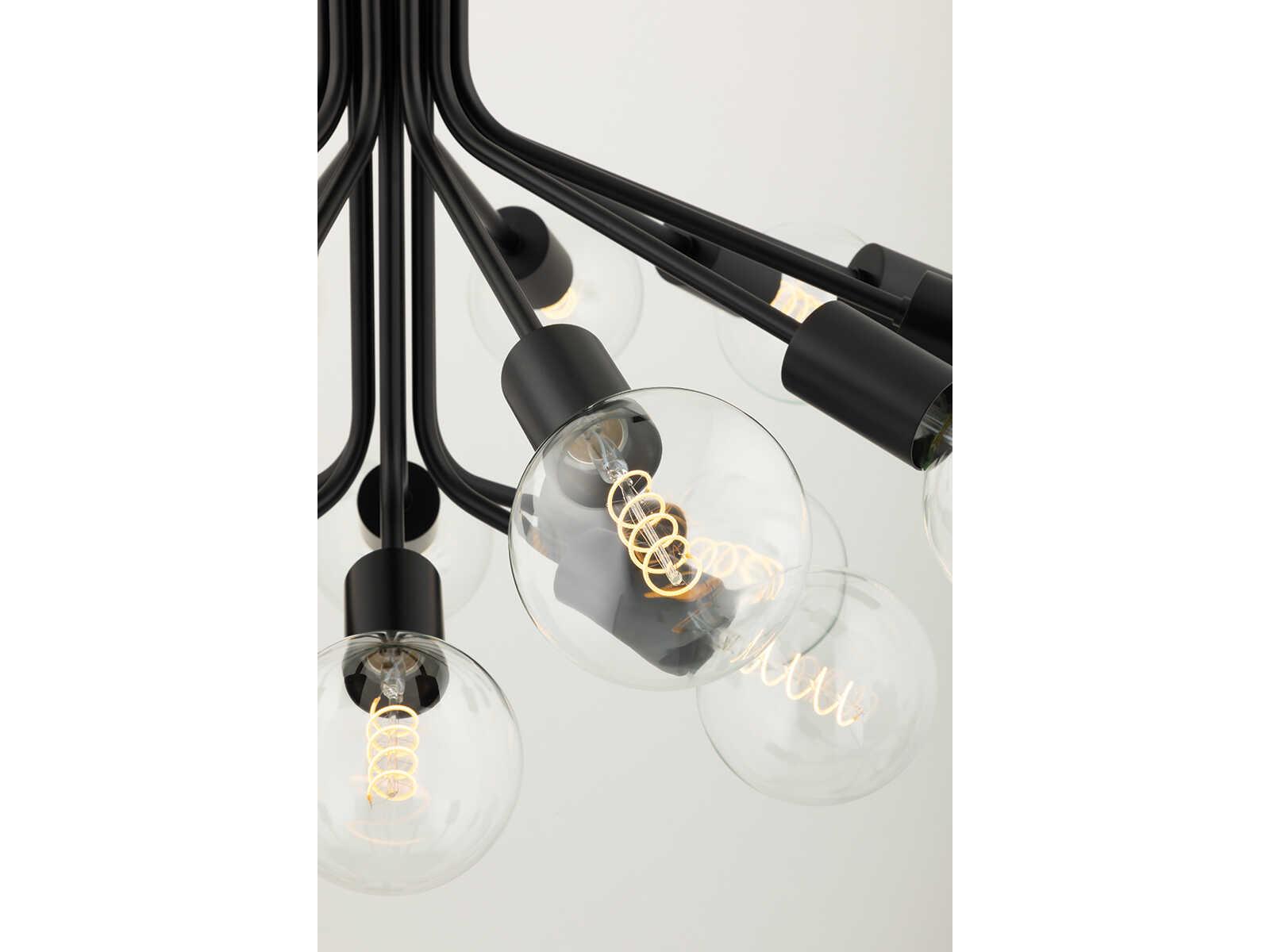 Mitzi Drea 18-Light Soft Black Chandelier