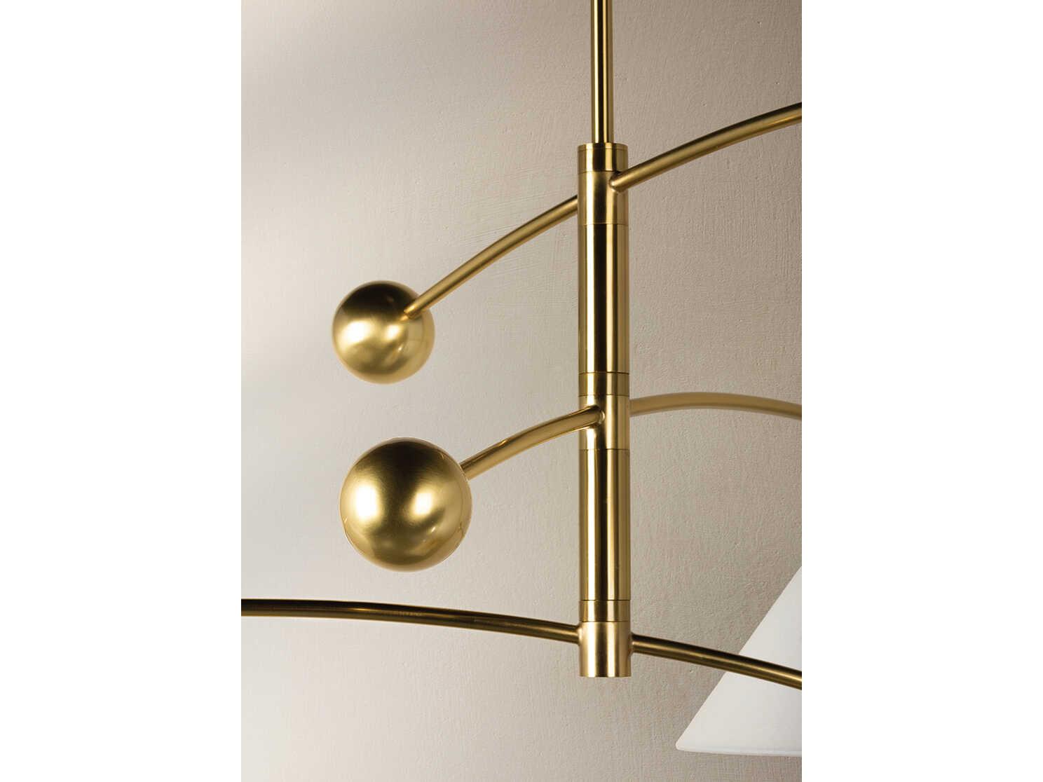 Mitzi Birdie 3-Light Aged Brass Chandelier