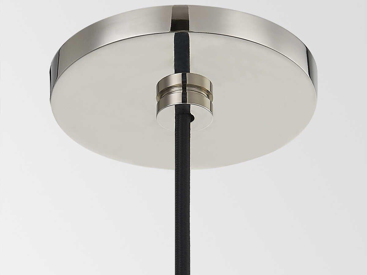 Mitzi Mirabel 1-Light Polished Nickel Glass Mini Pendant