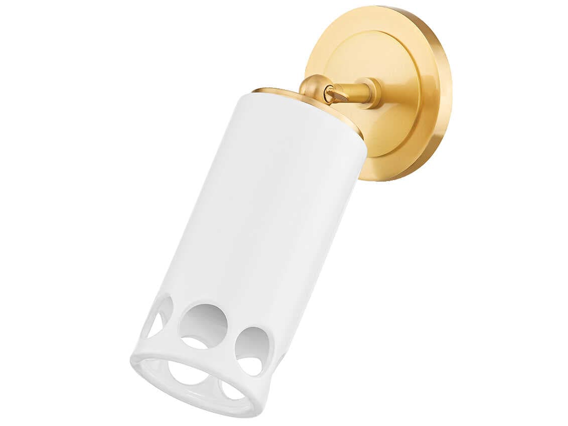 Mitzi Jean 1-Light Aged Brass Wall Sconce