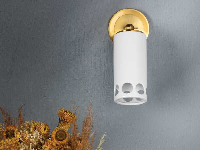 Mitzi Jean 1-Light Aged Brass Wall Sconce