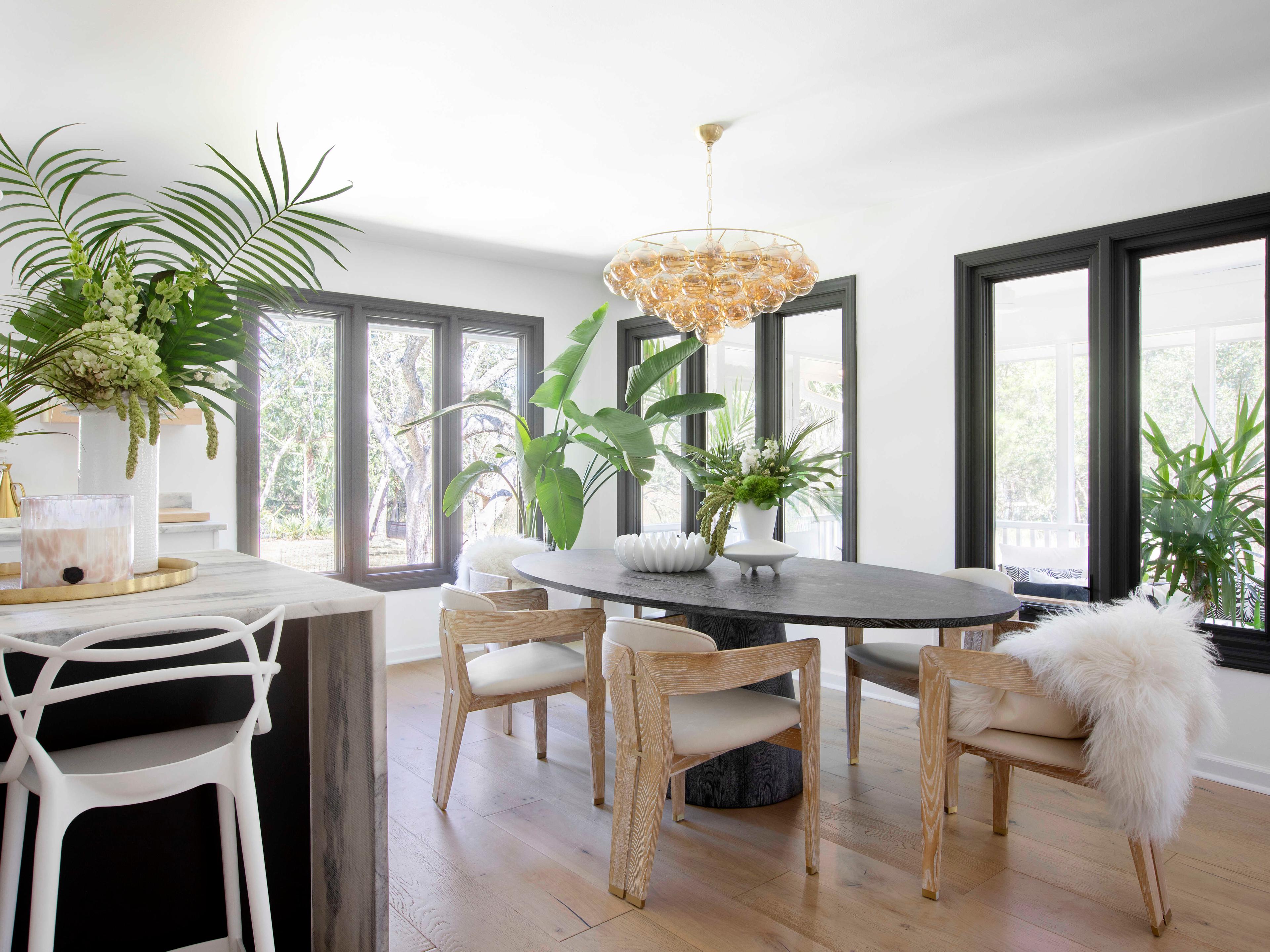 Mitzi Mimi 9-Light Aged Brass Glass Candelabra Globe Chandelier