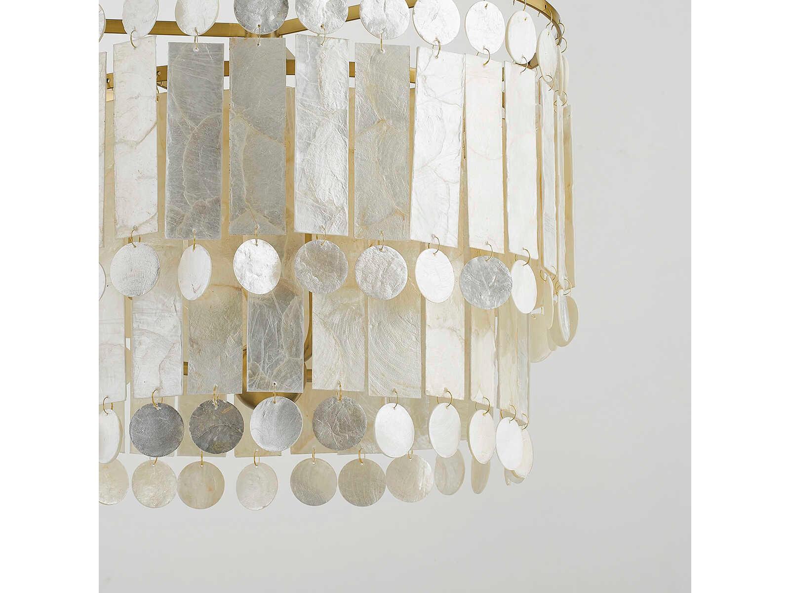 Mitzi Melisa 3-Light Aged Brass Candelabra Tiered Chandelier