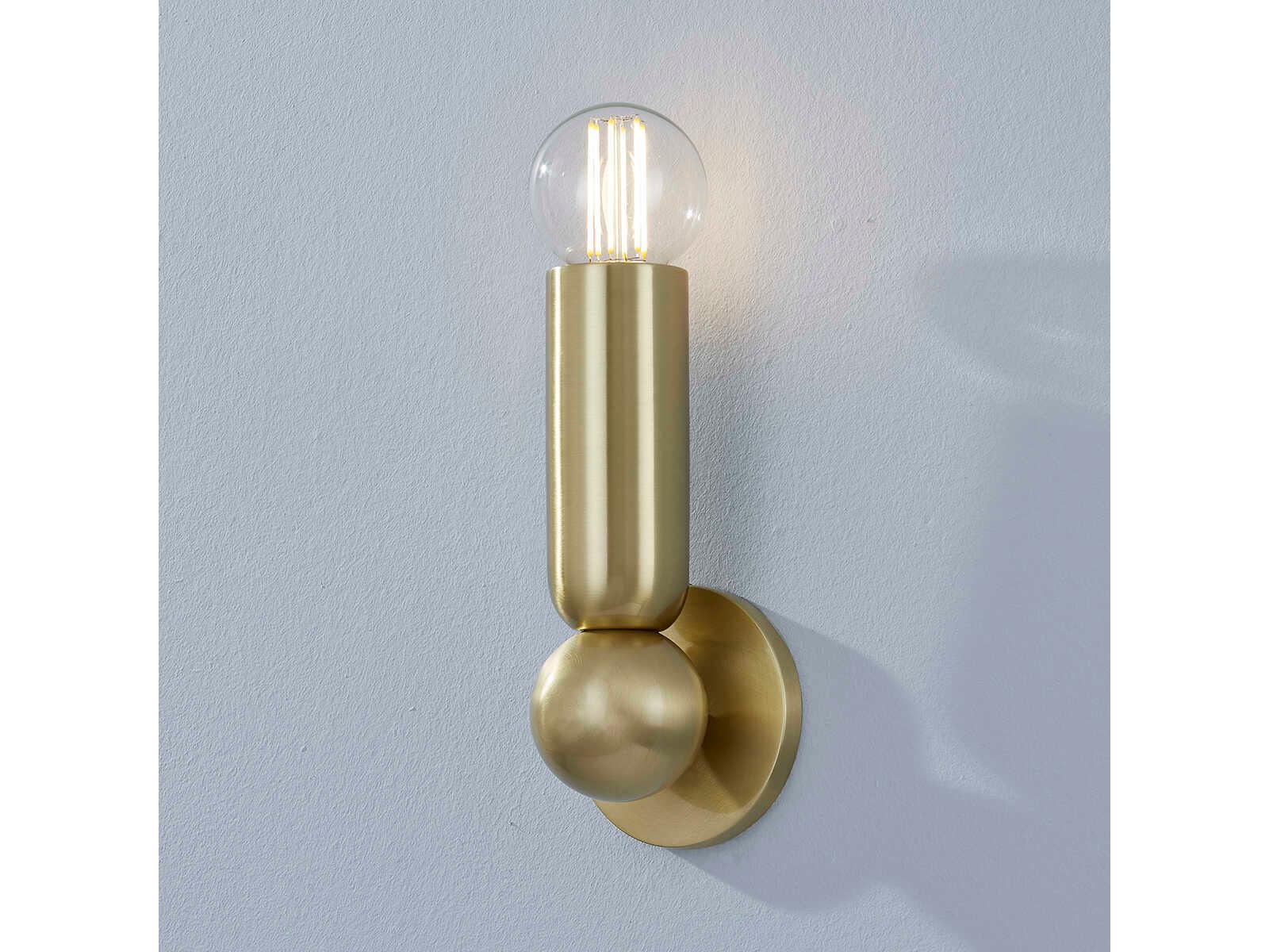 Mitzi Lolly 1-Light Aged Brass Wall Sconce
