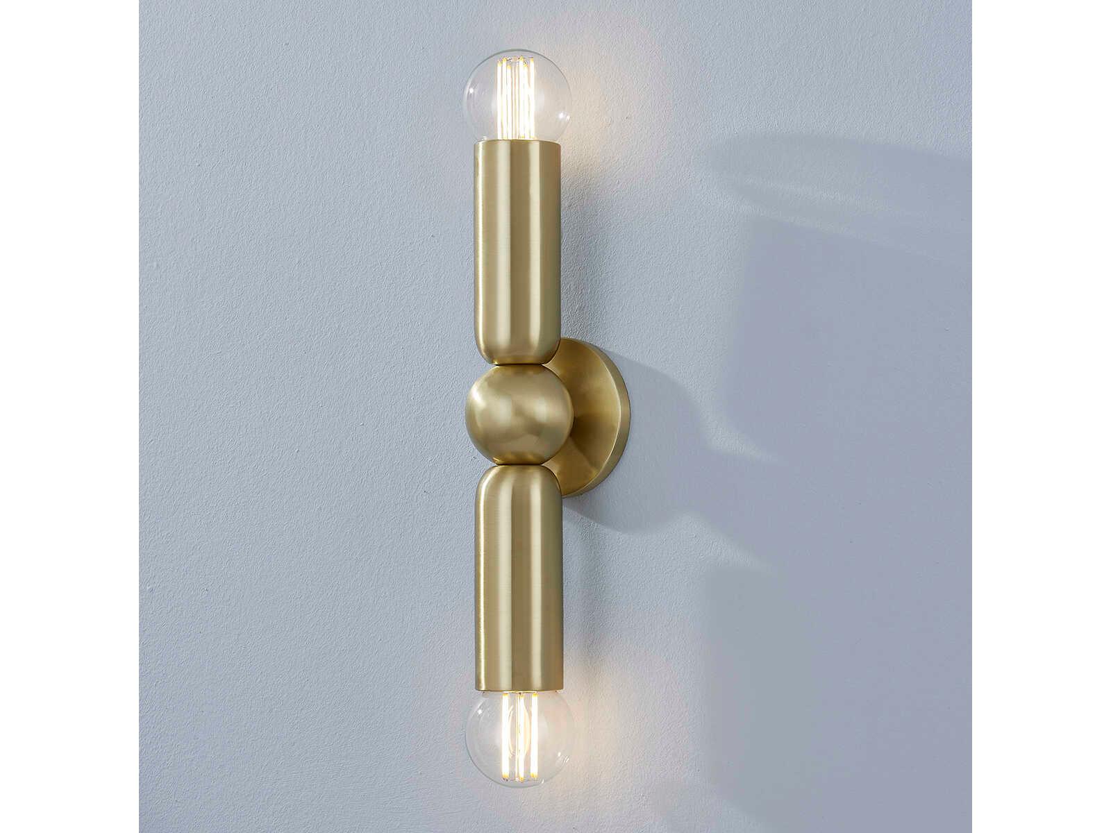 Mitzi Lolly 2-Light Aged Brass Wall Sconce