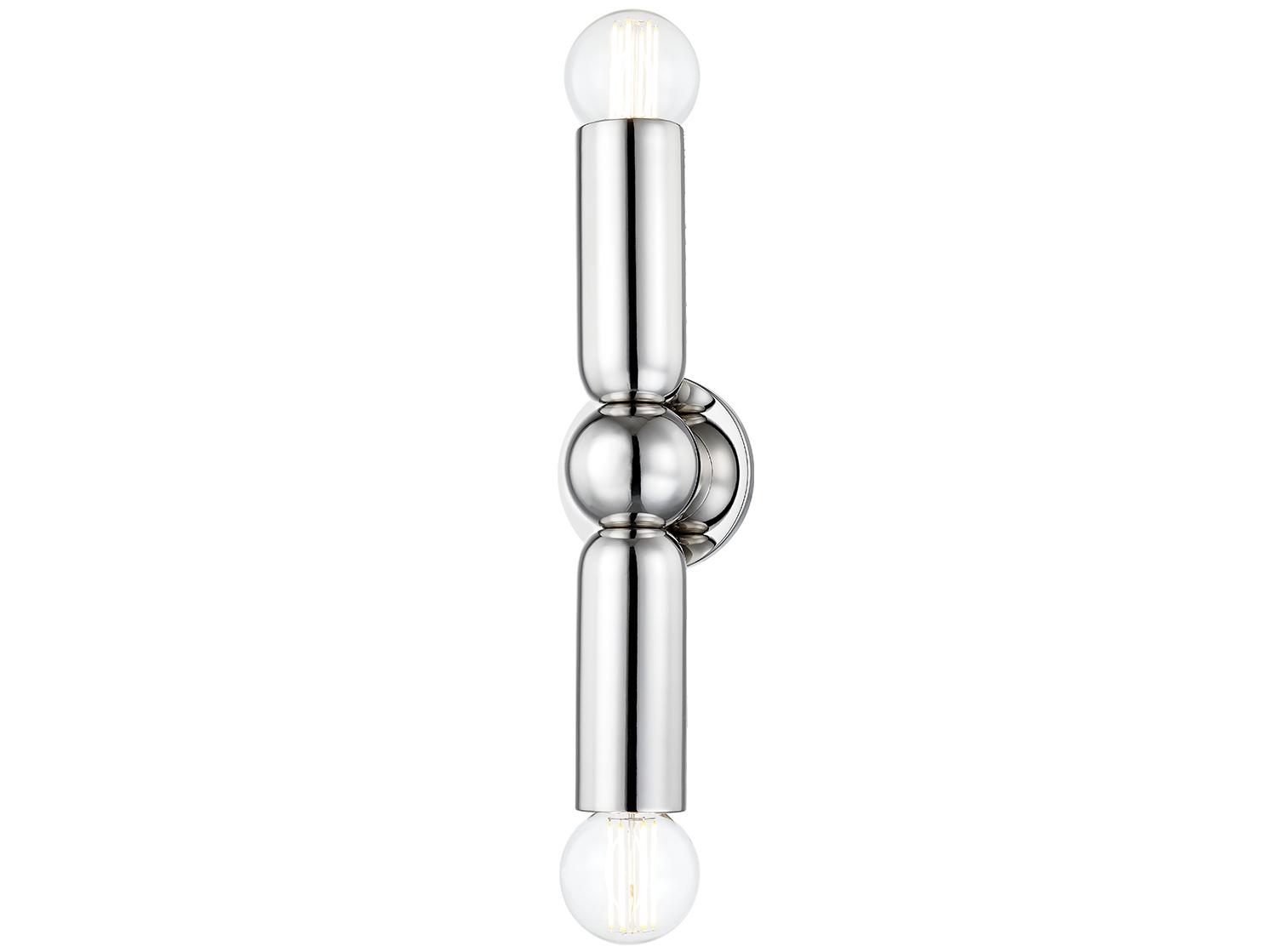Mitzi Lolly 2-Light Polished Nickel Wall Sconce