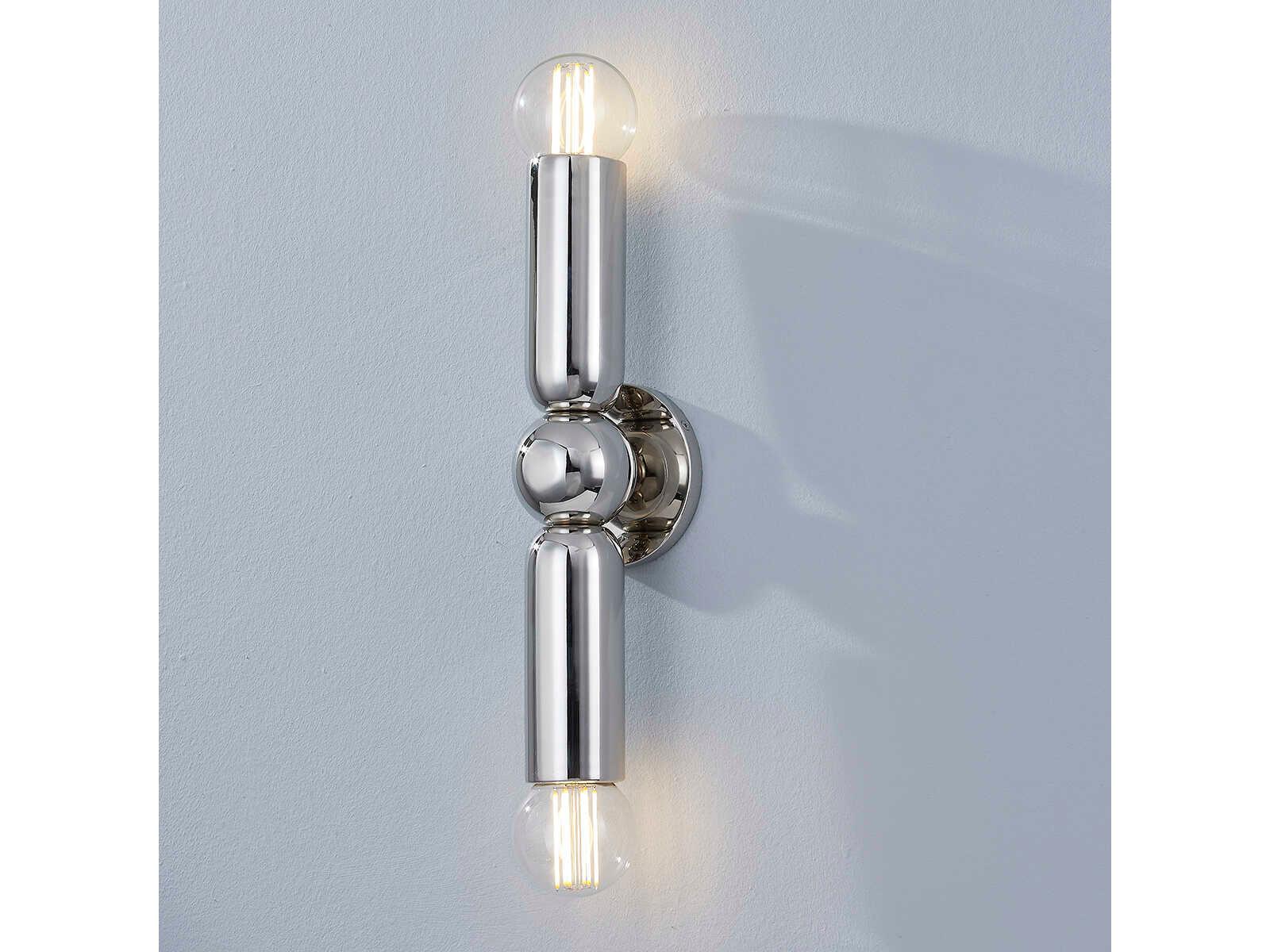 Mitzi Lolly 2-Light Polished Nickel Wall Sconce