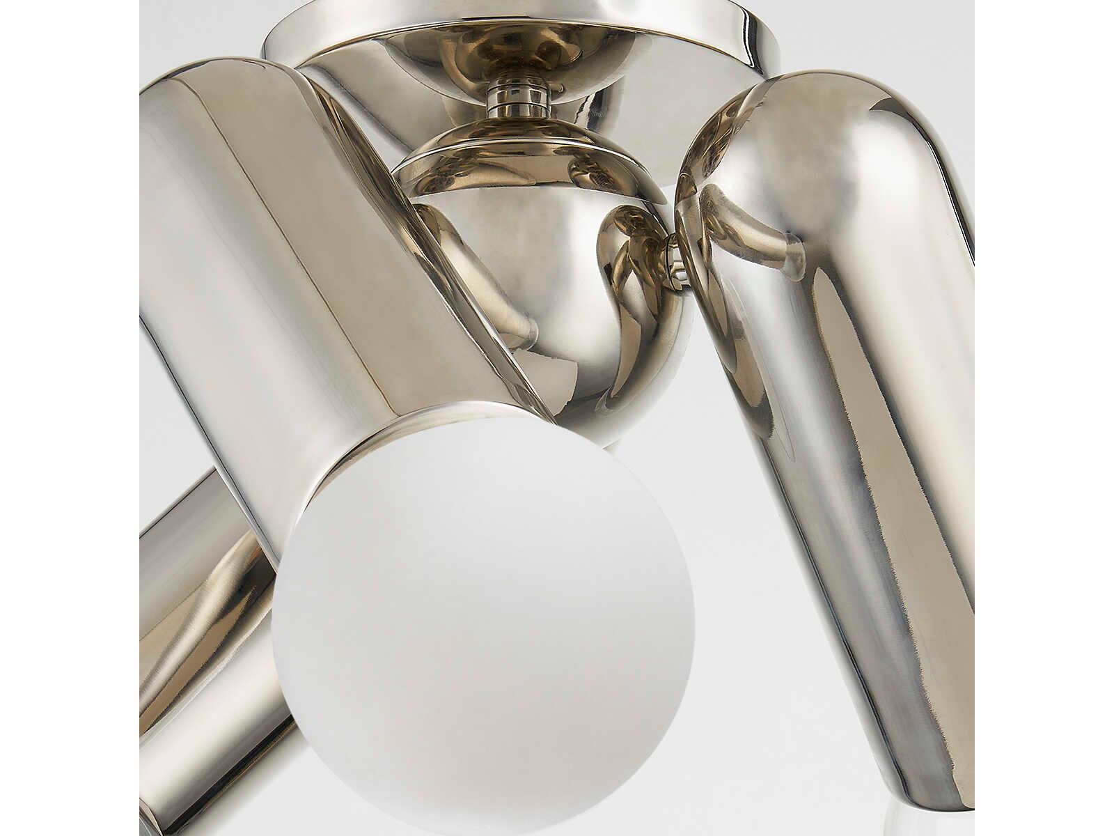 Mitzi Lolly 3-Light Polished Nickel Flush Mount