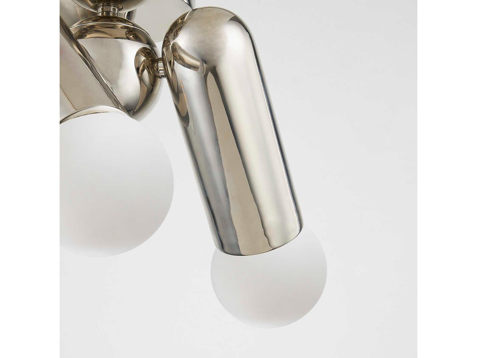 Mitzi Lolly 3-Light Polished Nickel Flush Mount