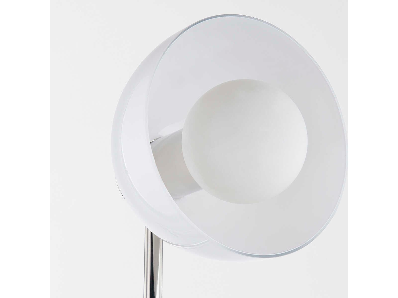 Mitzi Belle 1-Light Polished Nickel Glass Wall Sconce