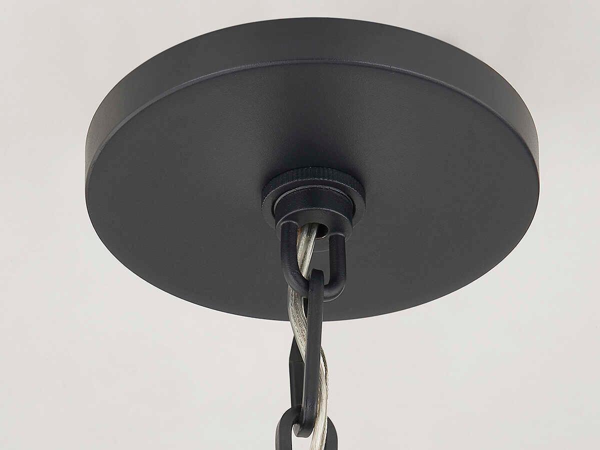 Mitzi Adelaide 4-Light Textured Black Geometric Pendant