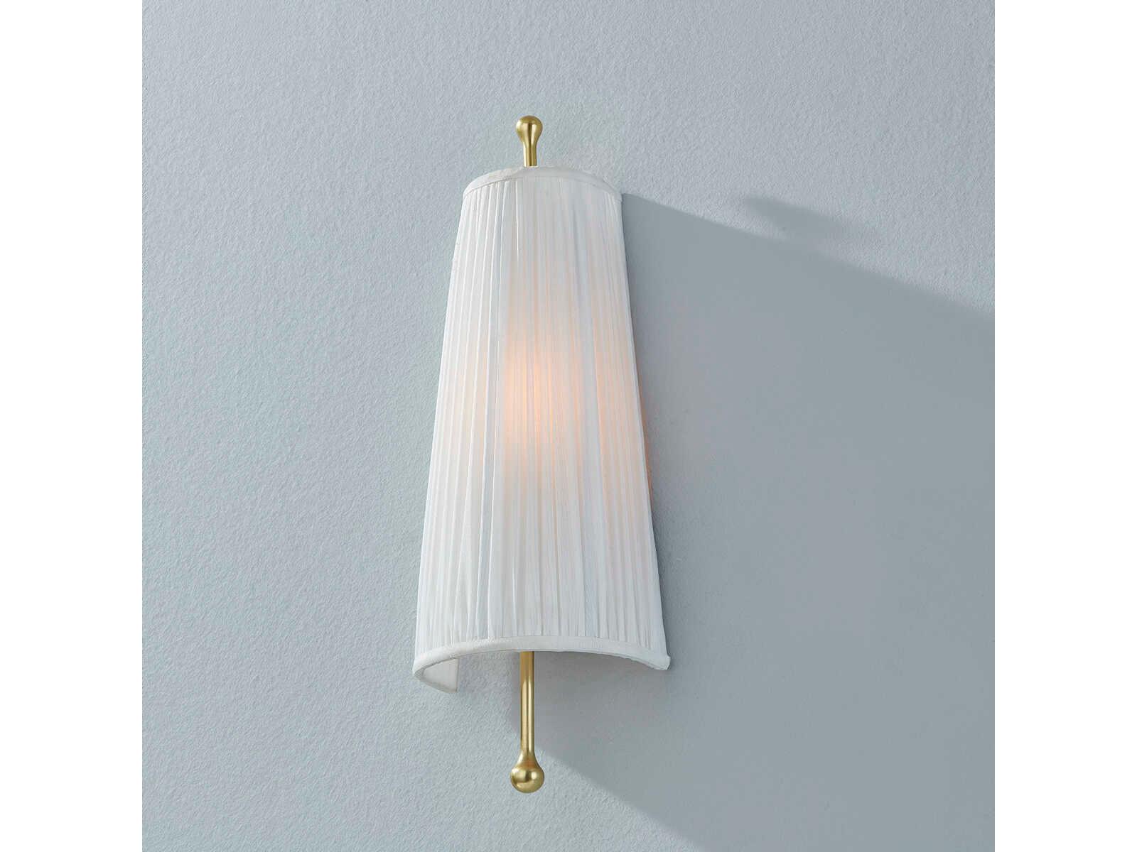 Mitzi Adeline 1-Light Aged Brass Wall Sconce