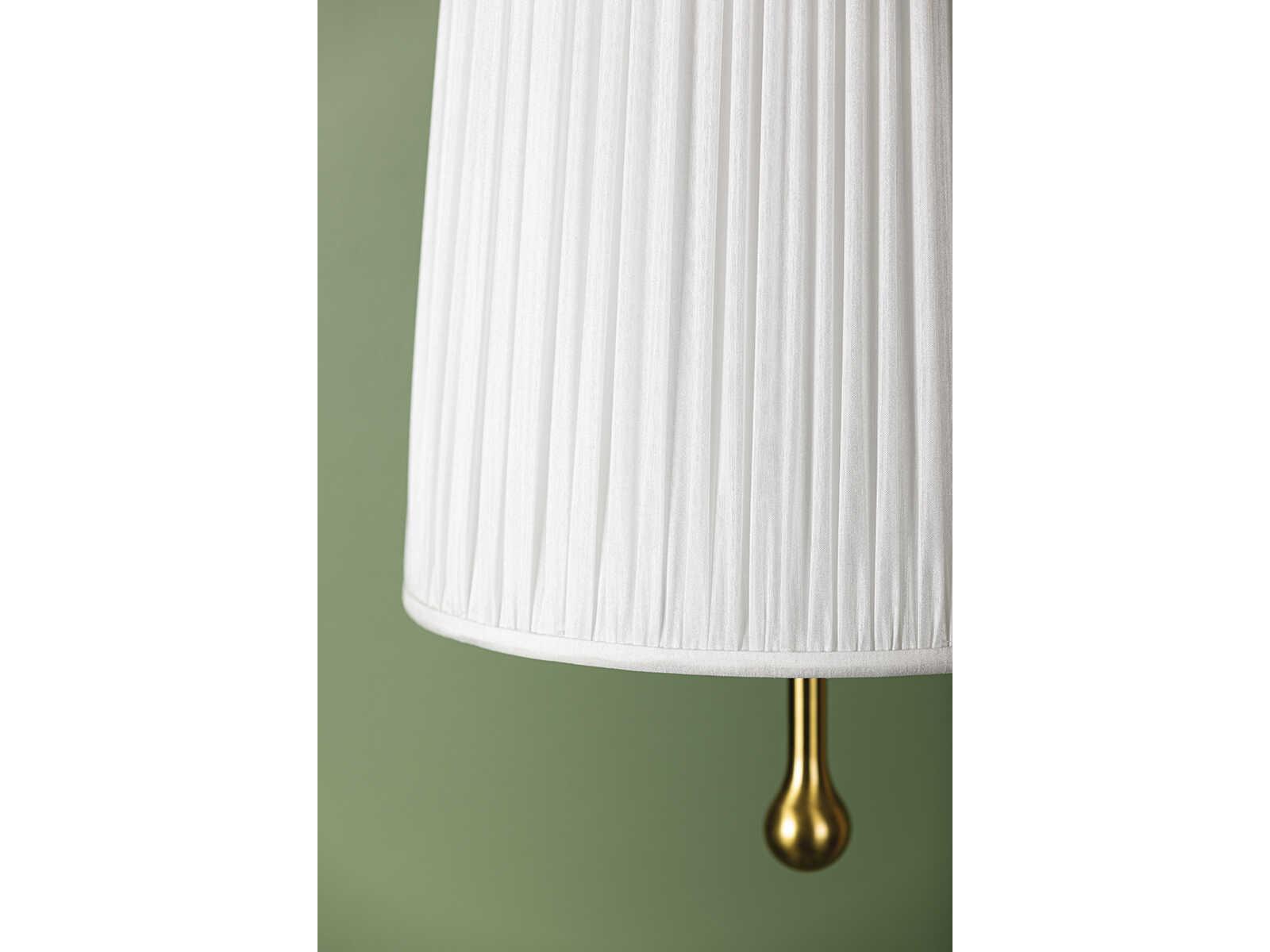 Mitzi Adeline 1-Light Aged Brass White Cylinder Mini Pendant