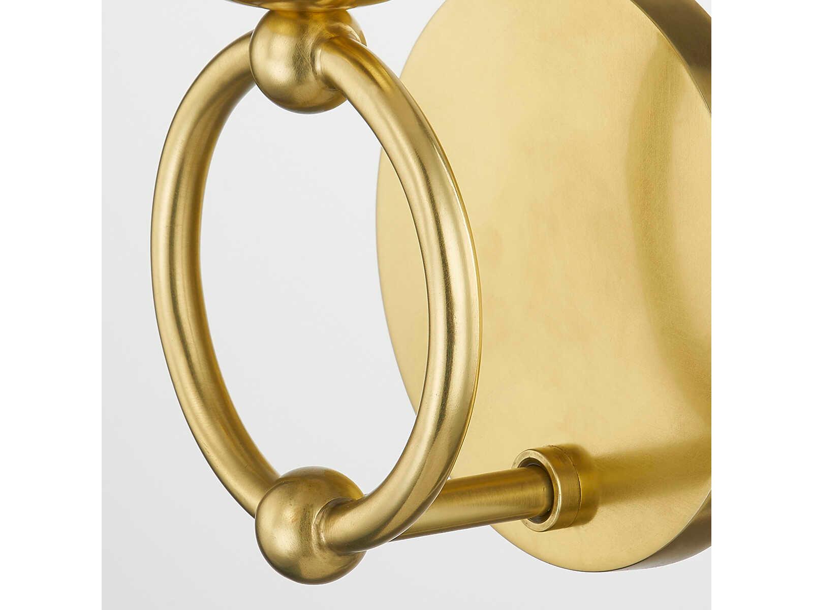 Mitzi Haverford 1-Light Aged Brass Wall Sconce