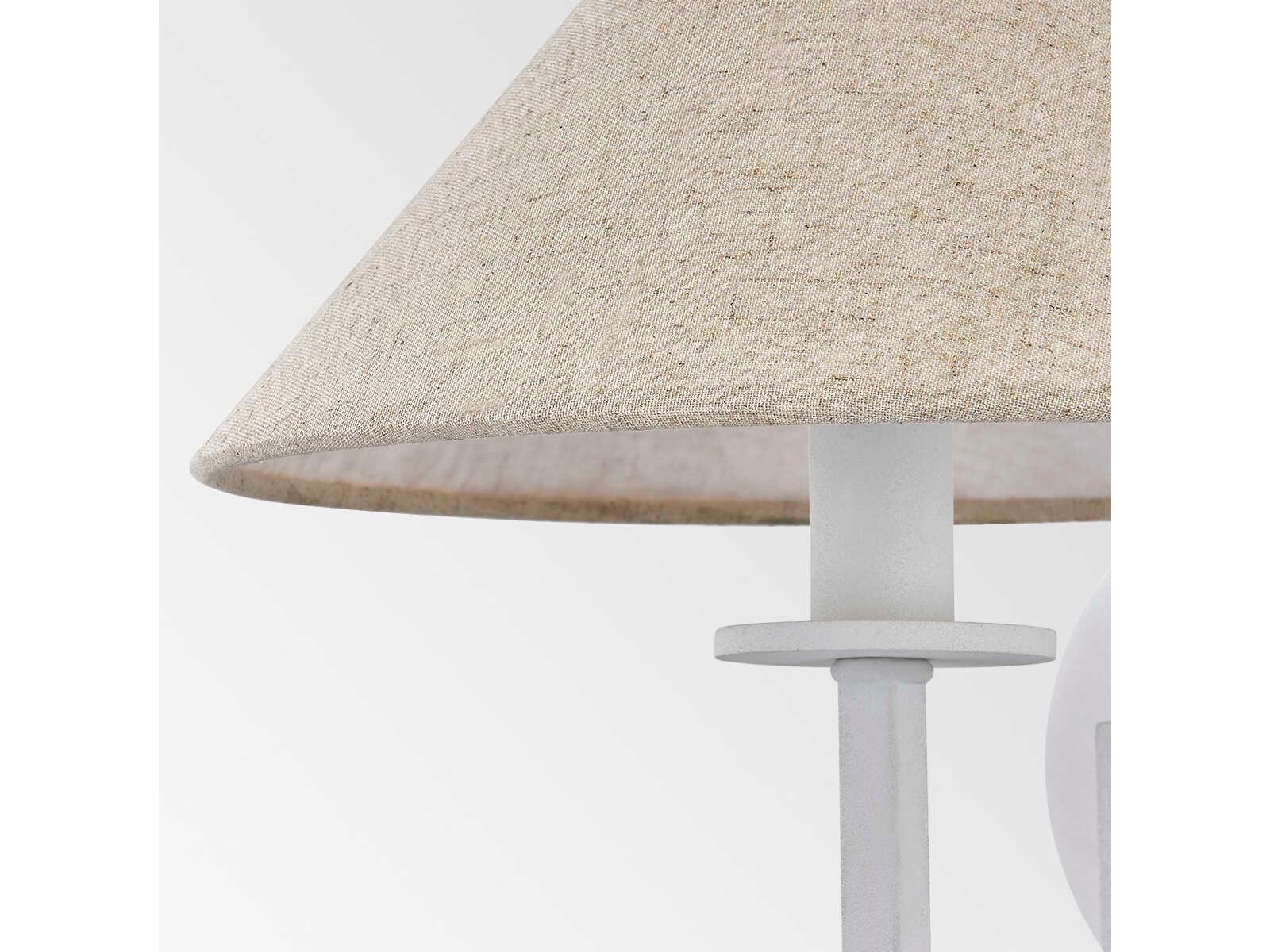 Mitzi Gladwyne 1-Light Textured White Wall Sconce