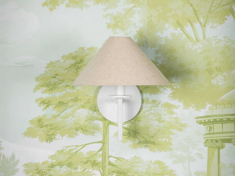 Mitzi Gladwyne 1-Light Textured White Wall Sconce