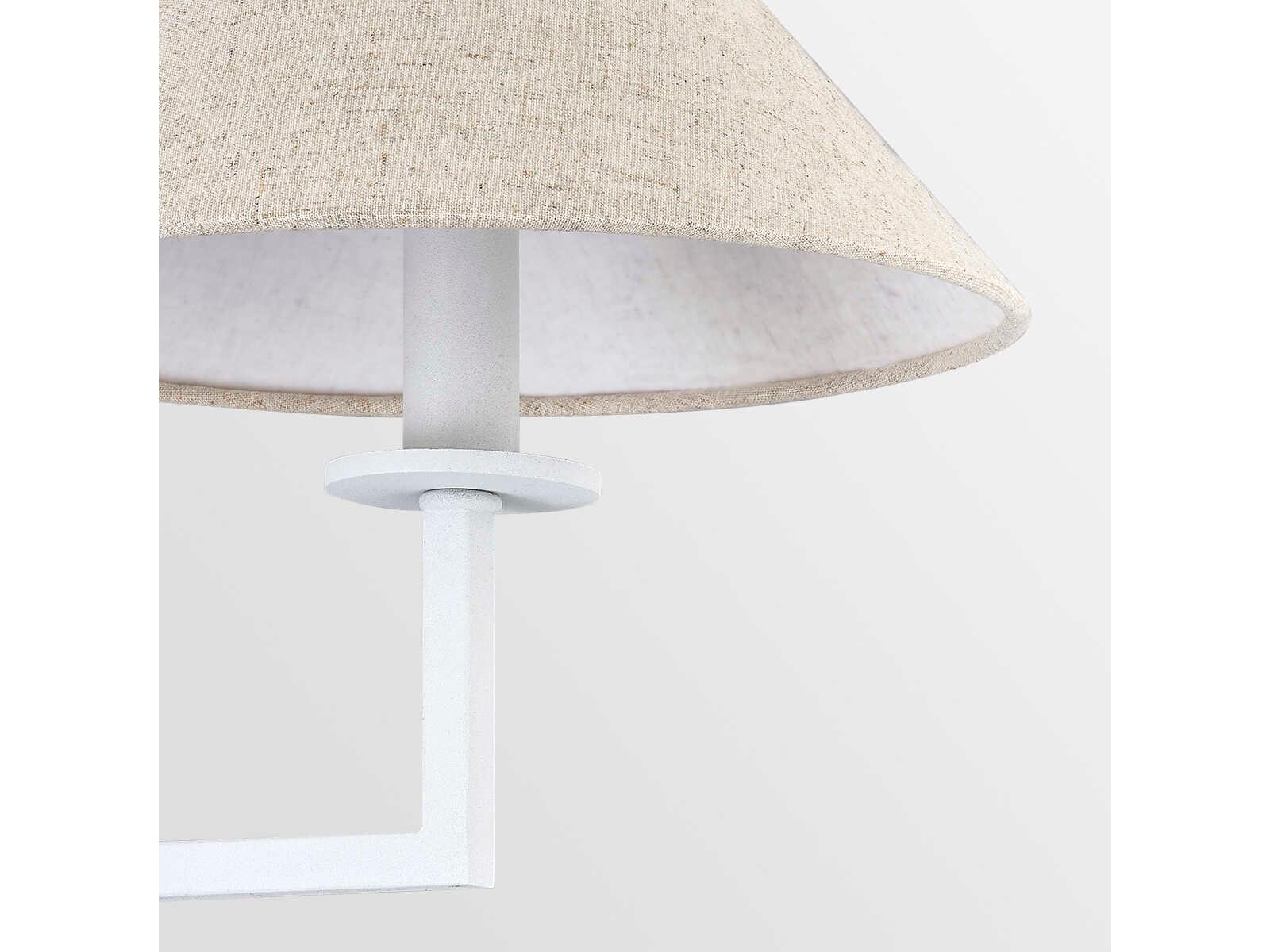 Mitzi Gladwyne 3-Light Textured White Candelabra Empire Chandelier