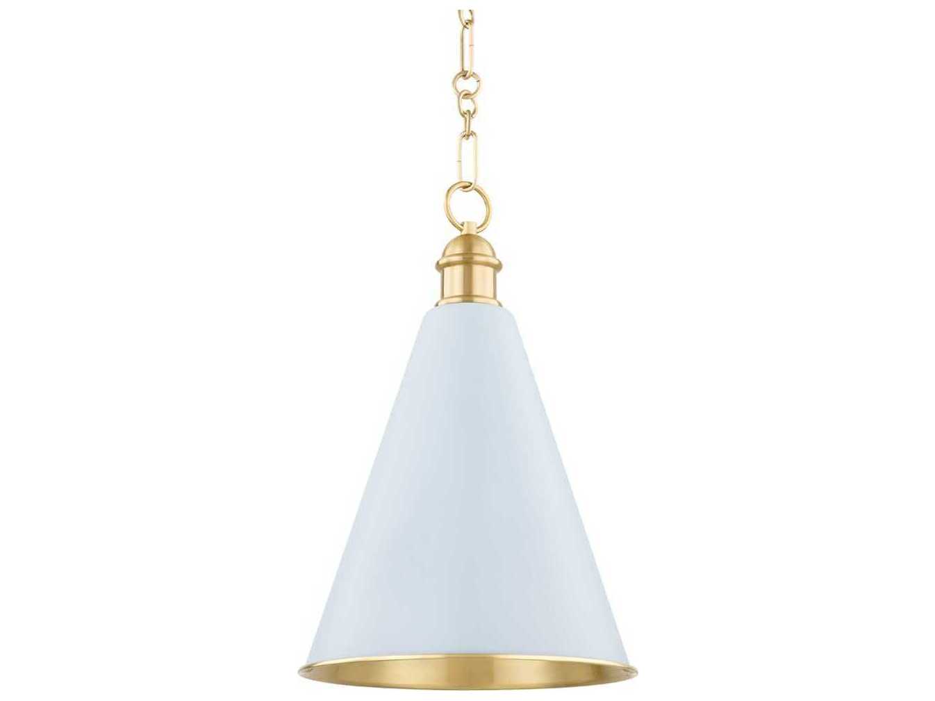 Mitzi Fenimore 1-Light Aged Brass Mini Pendant