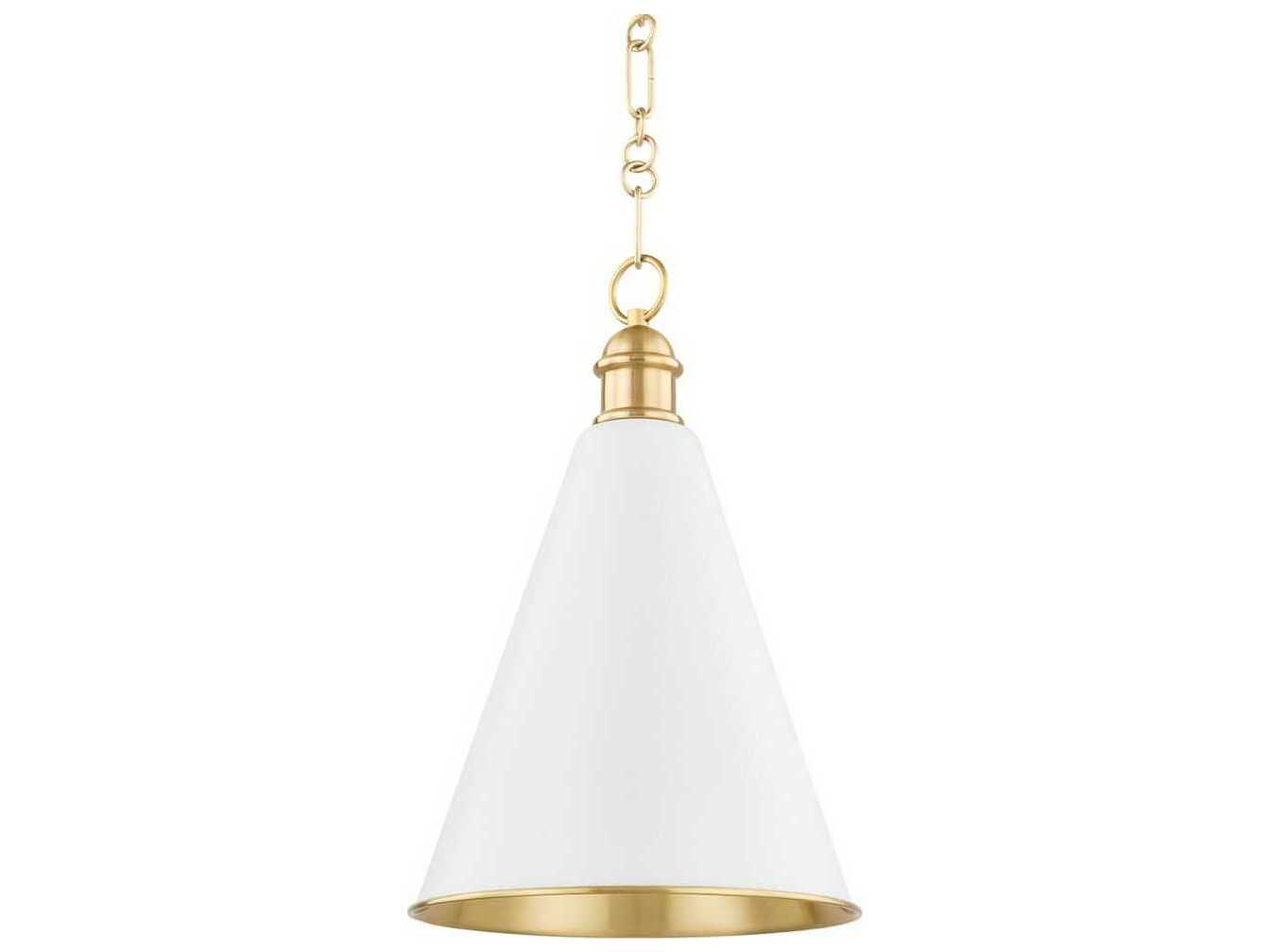 Mitzi Fenimore 1-Light Aged Brass Mini Pendant