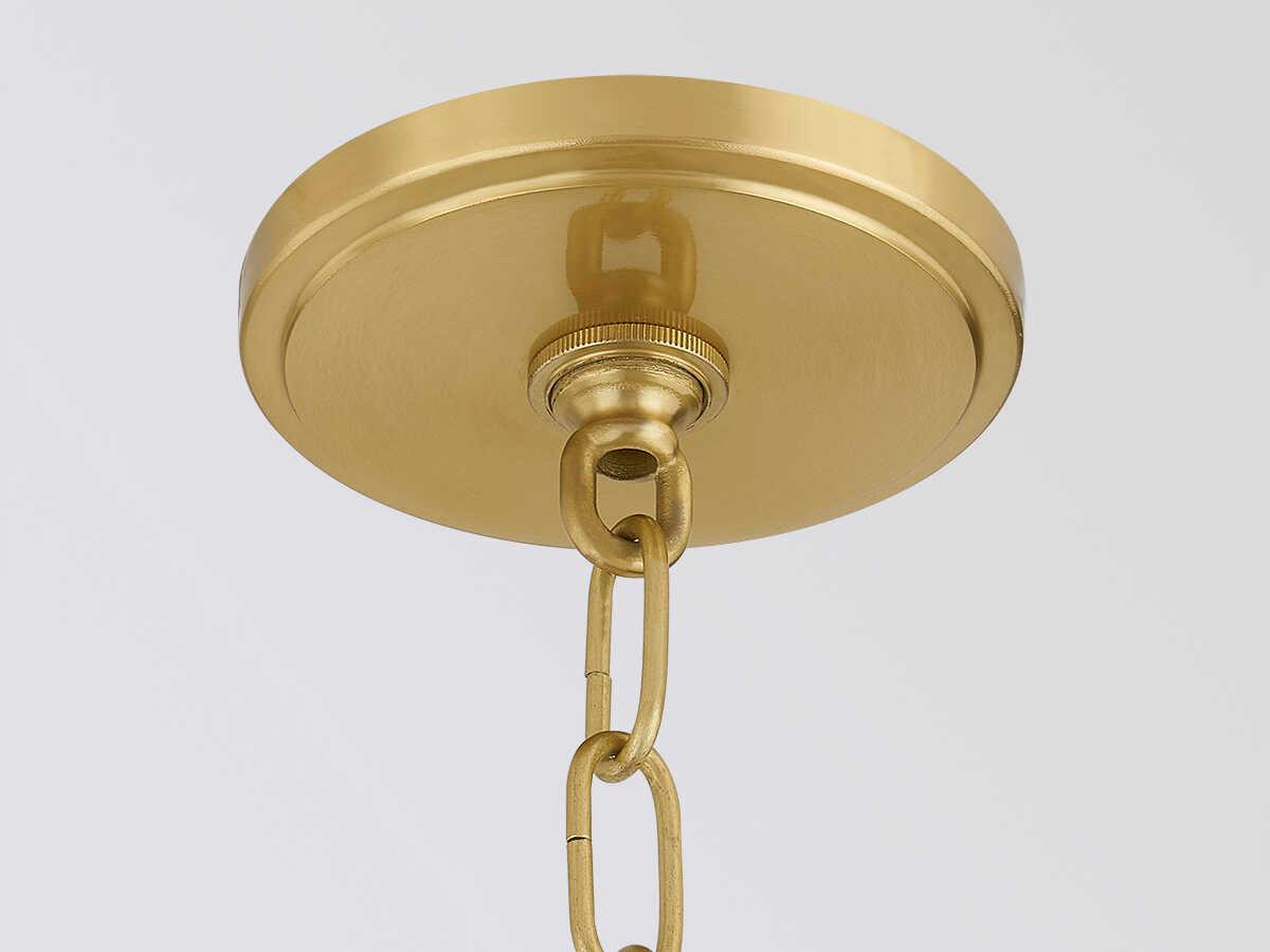 Mitzi Beverly 1-Light Aged Brass Glass Globe Pendant