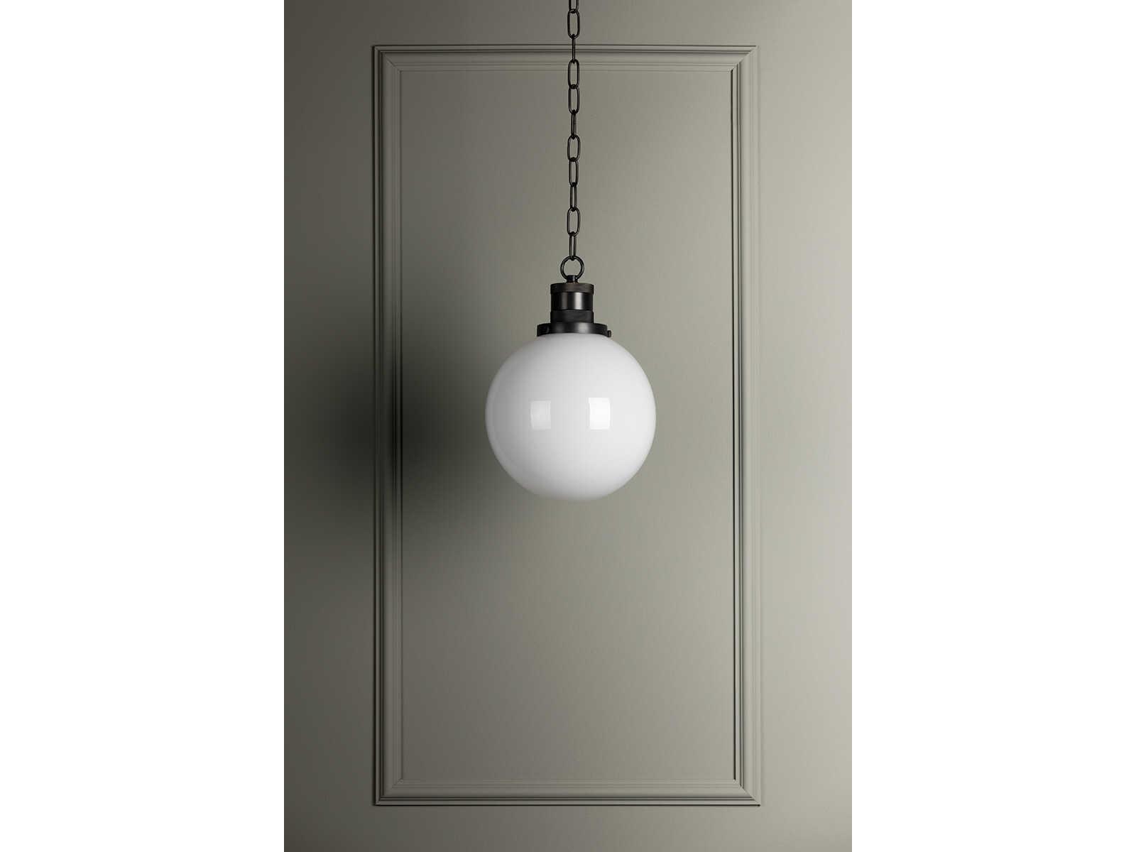 Mitzi Beverly 1-Light Old Bronze Glass Globe Mini Pendant