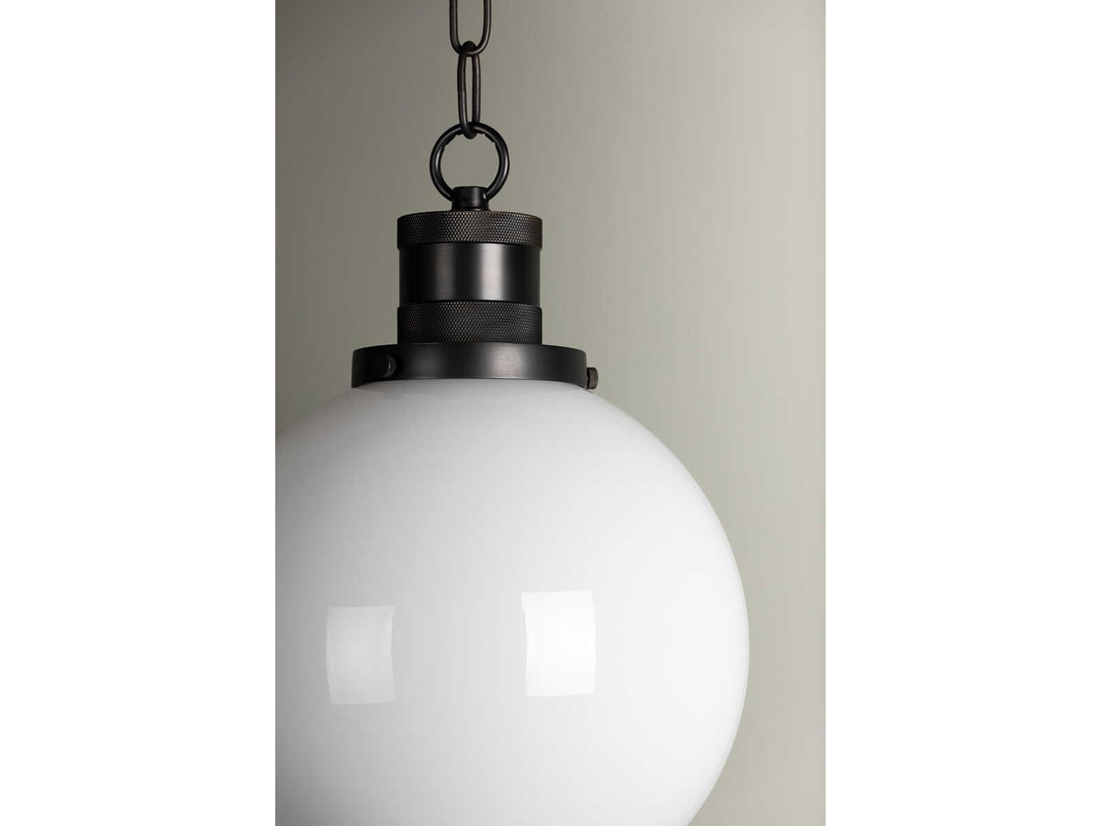 Mitzi Beverly 1-Light Old Bronze Glass Globe Mini Pendant