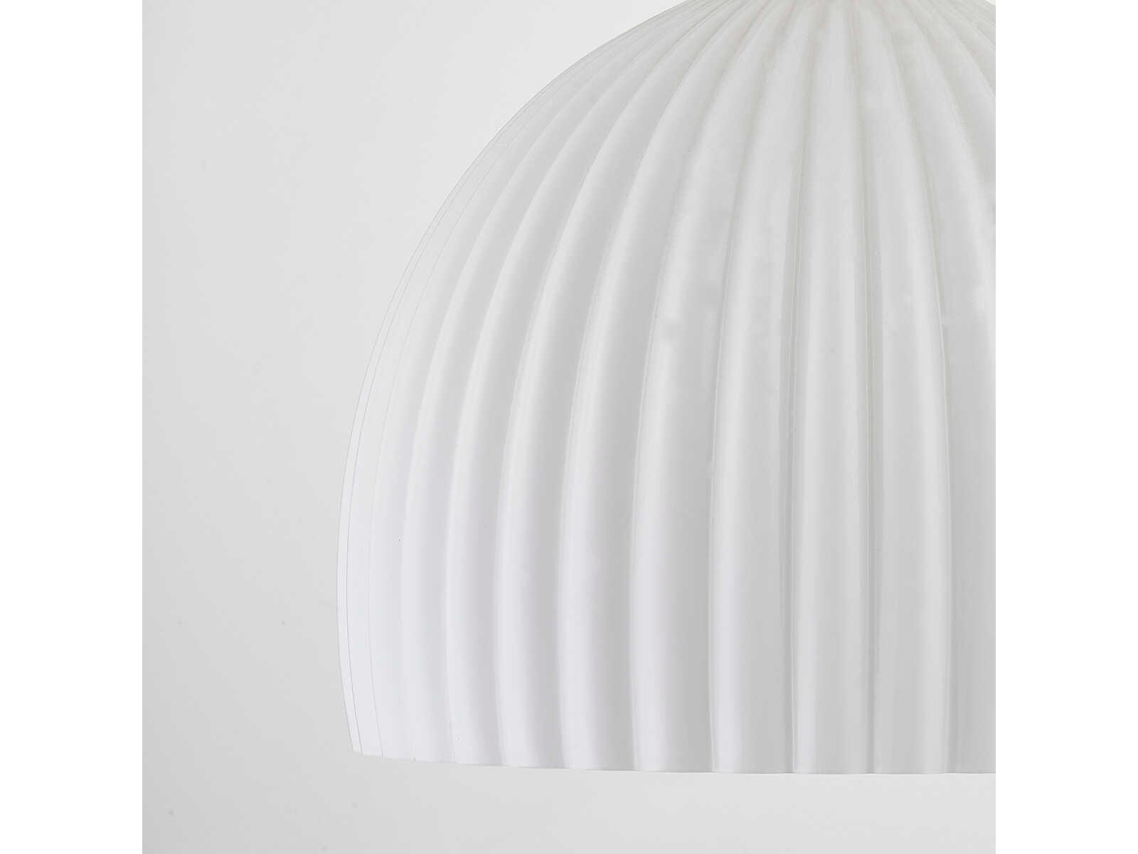 Mitzi Hillary 1-Light Aged Brass White Glass Dome Pendant