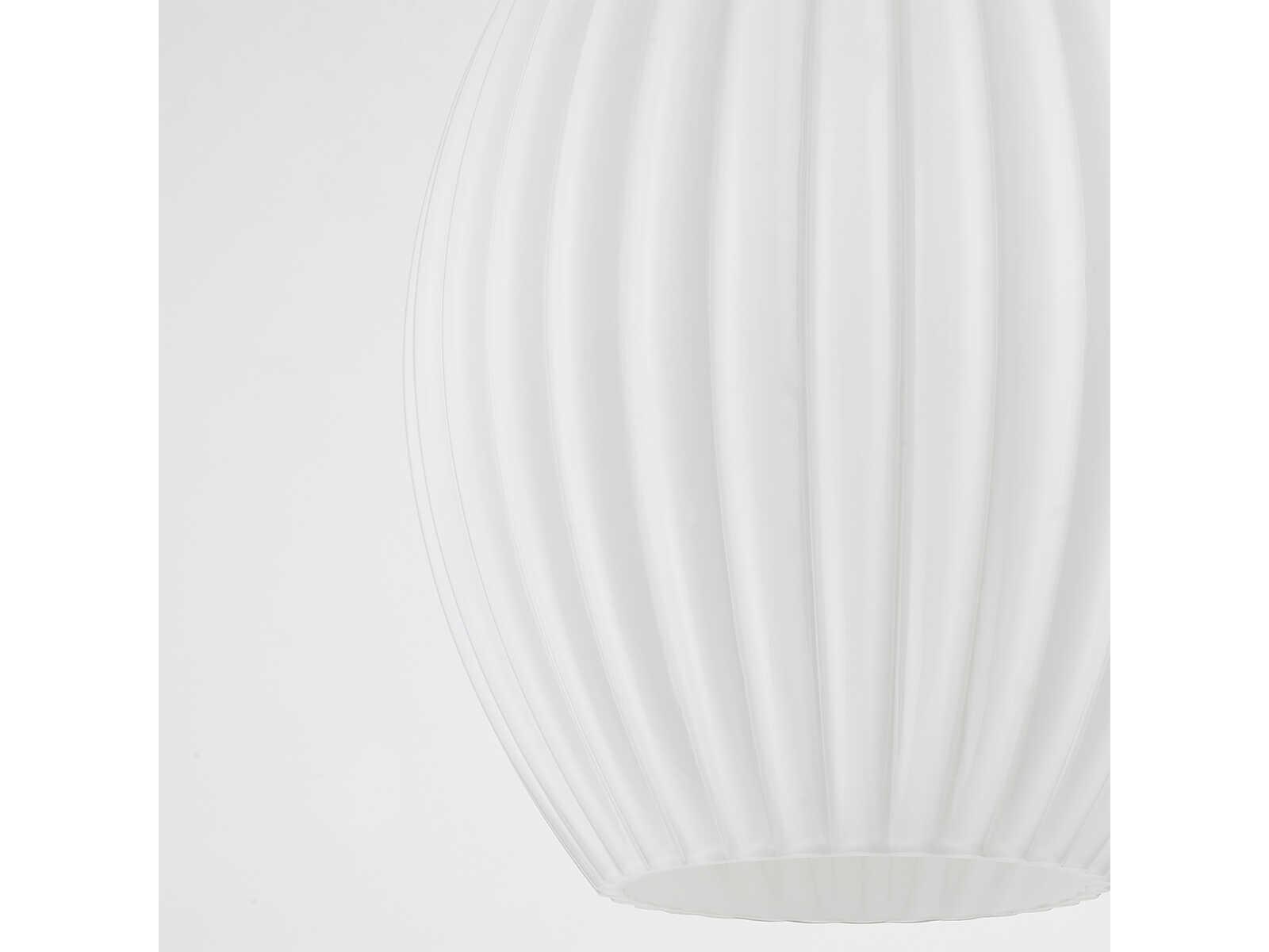 Mitzi Hillary 1-Light Aged Brass Glass Mini Pendant