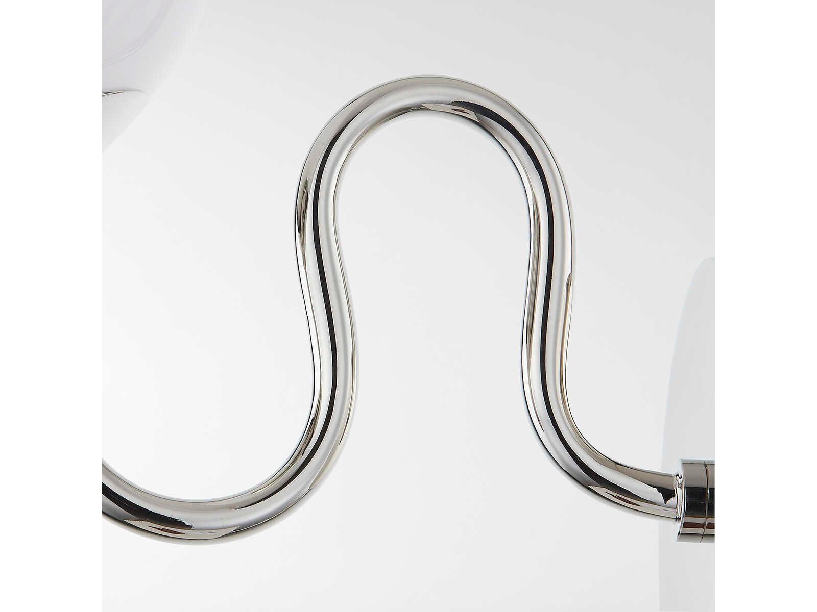 Mitzi Havana 1-Light Polished Nickel Glass Wall Sconce