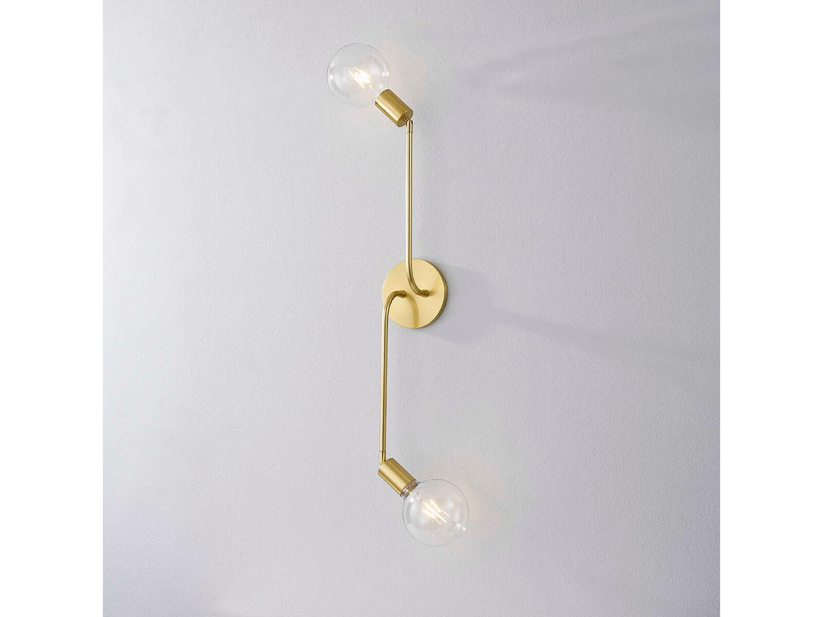 Mitzi Blakely 2-Light Aged Brass Wall Sconce