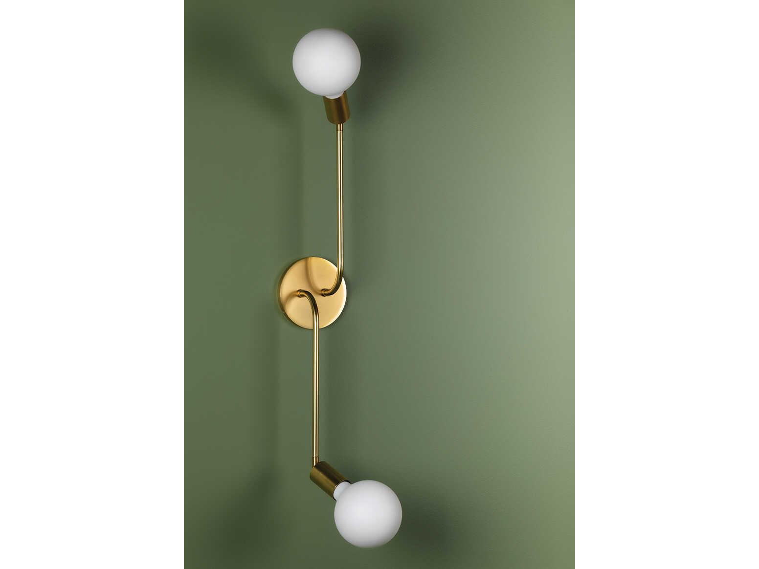Mitzi Blakely 2-Light Aged Brass Wall Sconce