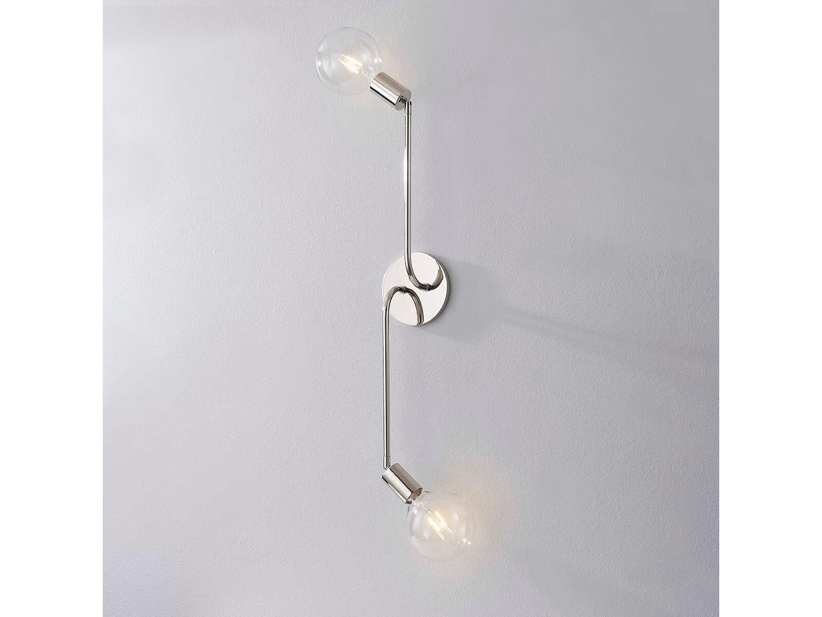 Mitzi Blakely 2-Light Polished Nickel Wall Sconce