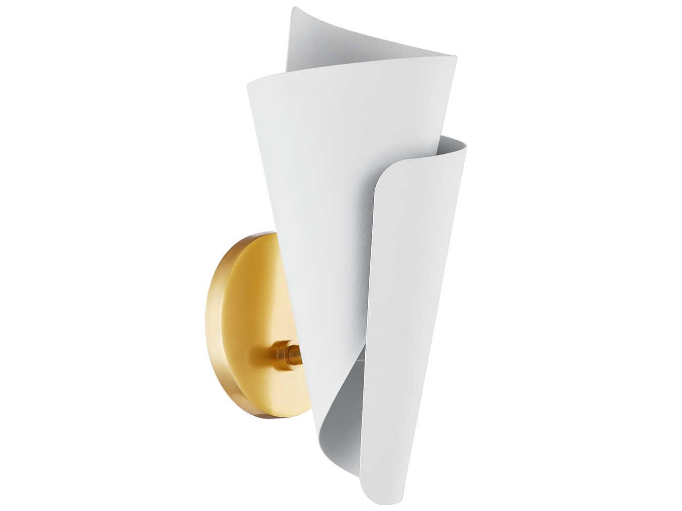 Mitzi Davina 1-Light Aged Brass Wall Sconce