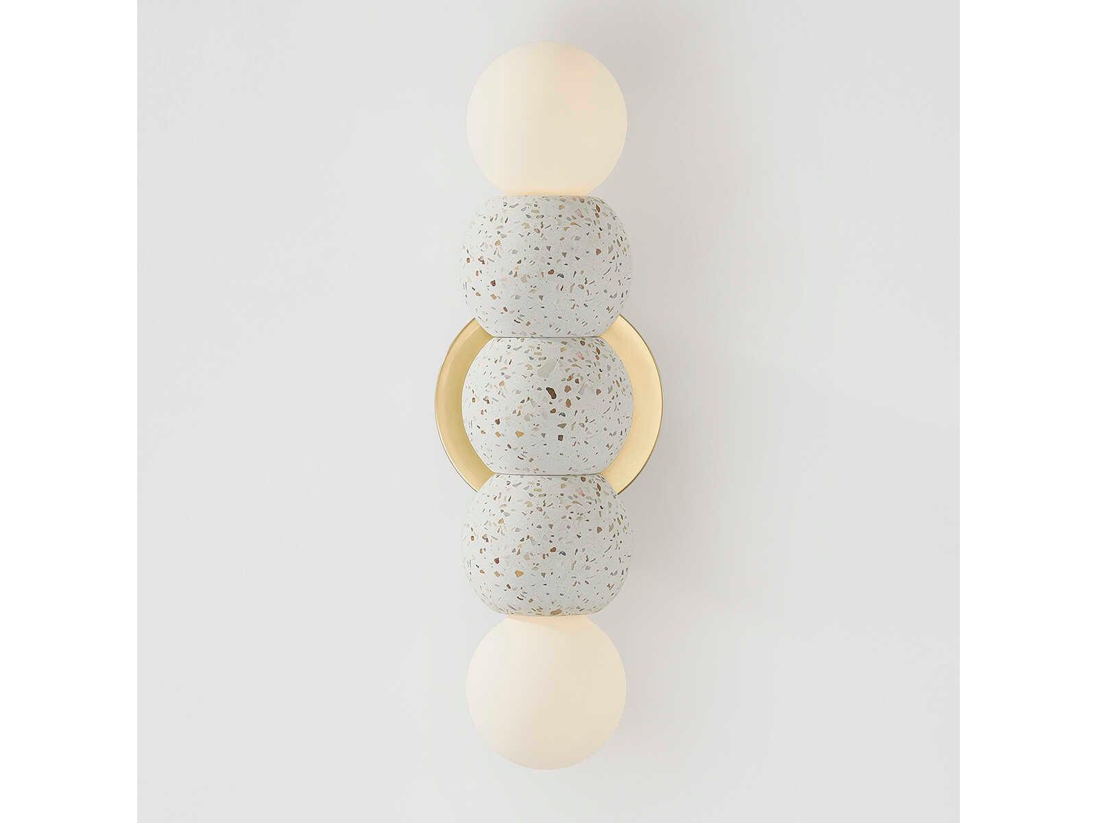 Mitzi Paola 2-Light Aged Brass Wall Sconce