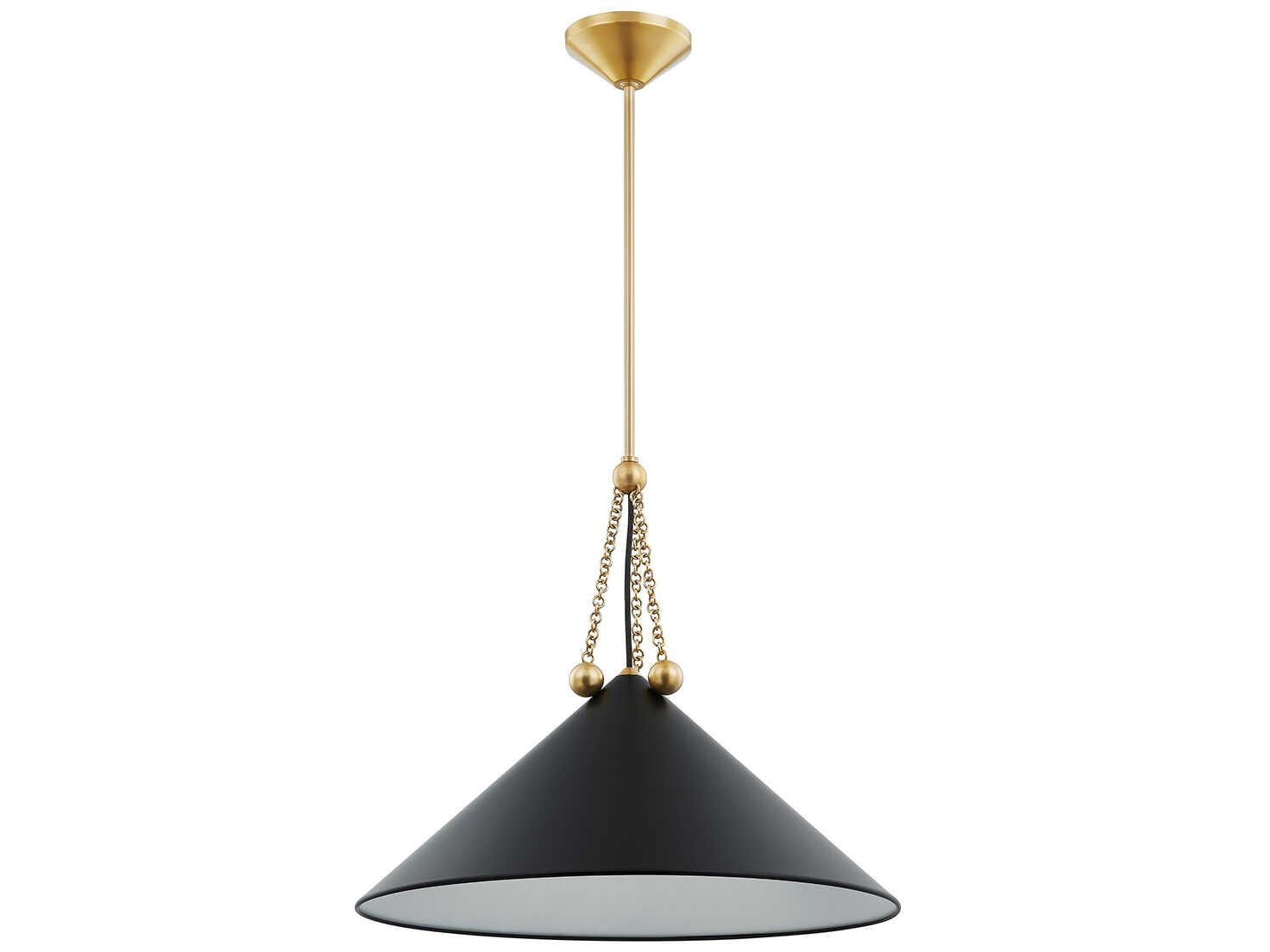 Mitzi Kalea 1-Light Aged Brass Pendant