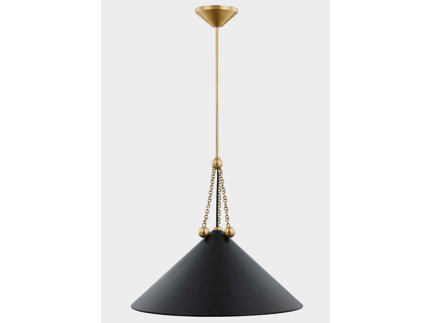 Mitzi Kalea 1-Light Aged Brass Pendant