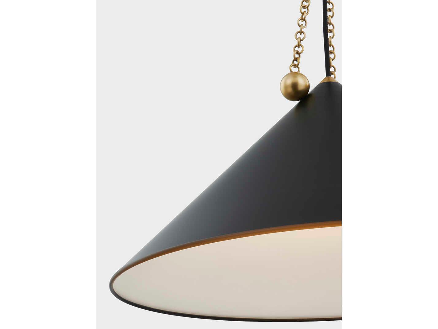 Mitzi Kalea 1-Light Aged Brass Pendant