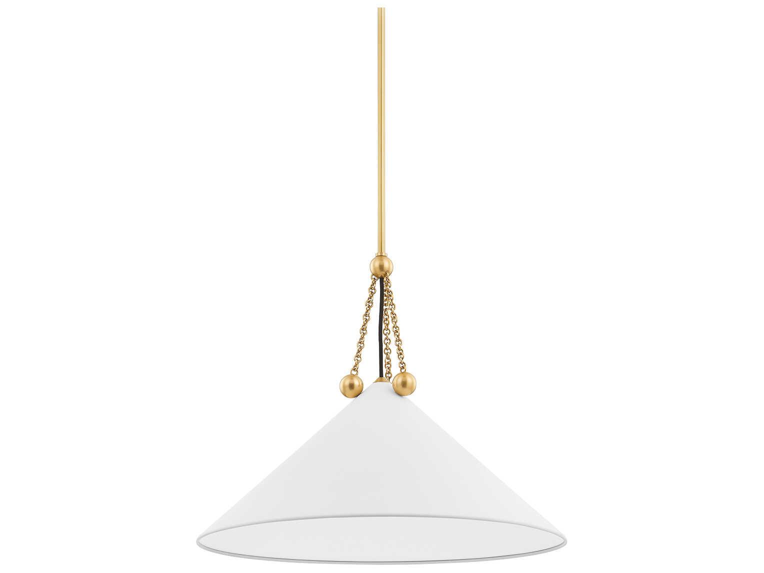 Mitzi Kalea 1-Light Aged Brass Pendant